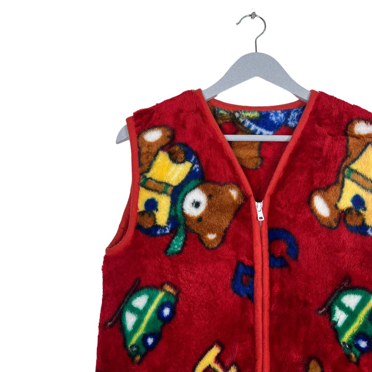 Japanese Brand 🔥 BEAR DEEP PILE FLEECE TANK TOP JACKET Size US M / EU 48-50 / 2 - 7 Thumbnail