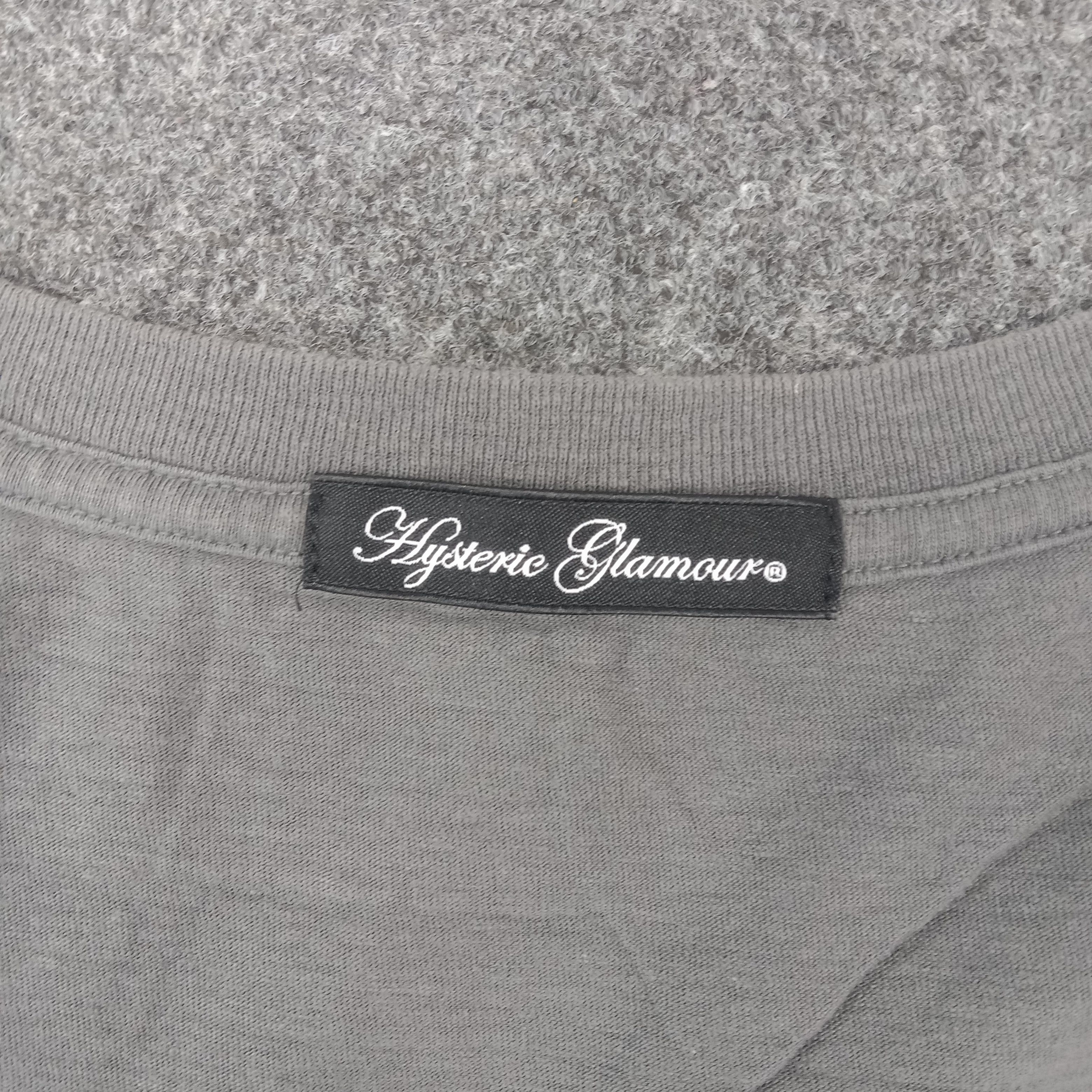 Hysteric Glamour × Japanese Brand × Vintage Hysteric Glamour Japanese Brand V Neck Tshirt Size S / US 4 / IT 40 - 4 Thumbnail