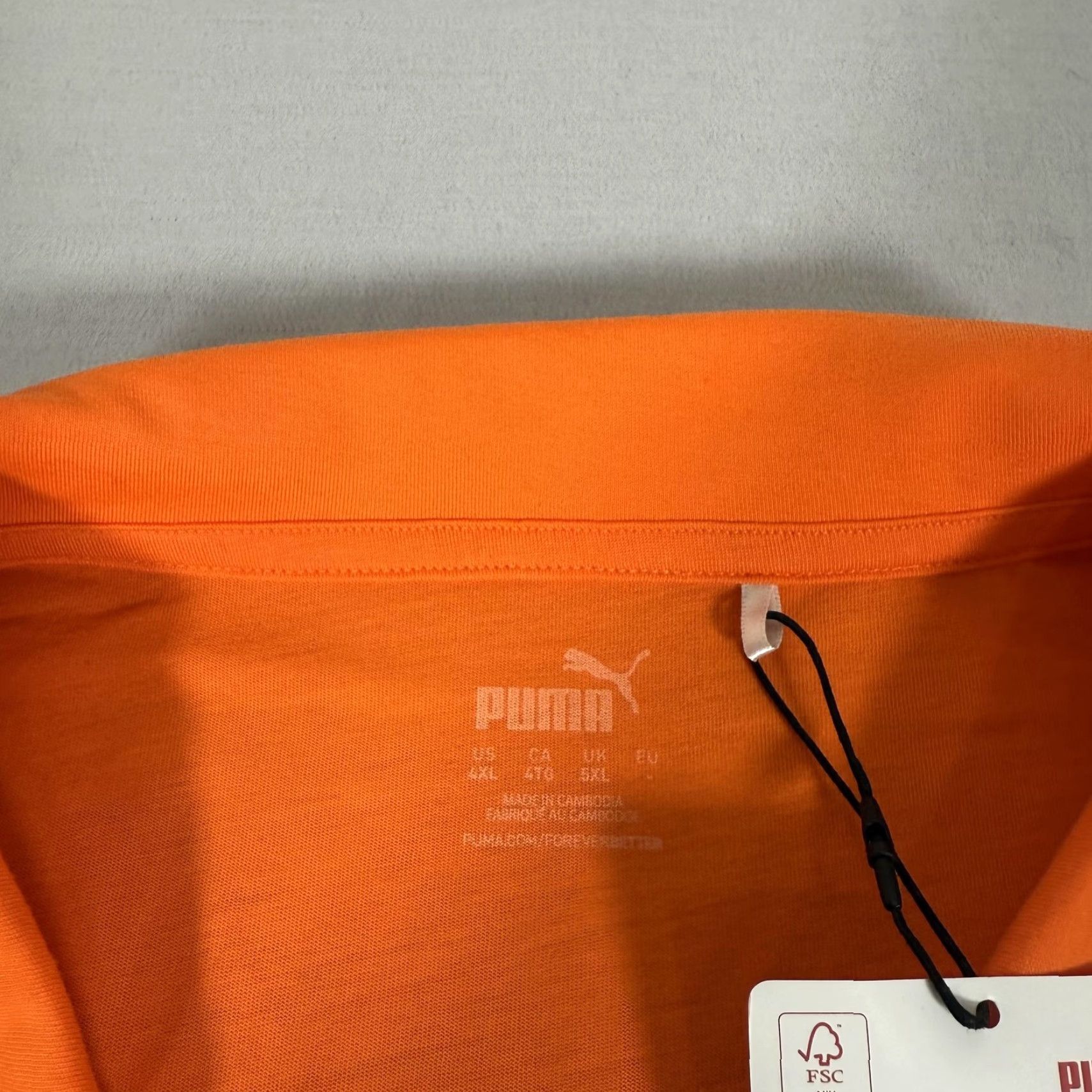 Puma Puma Shirt Mens 4XL Vibrant Orange Polo Fusion Golf Performance Short Sleeve Size US XXL / EU 58 / 5 - 5 Thumbnail