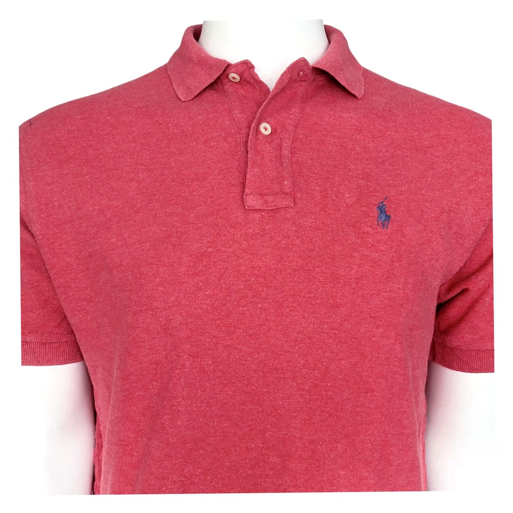 Polo Ralph Lauren Polo Ralph Lauren Polo Shirt Men's Red Classic Fit, 100% Cotton, Size M Size US M / EU 48-50 / 2 - 2 Thumbnail