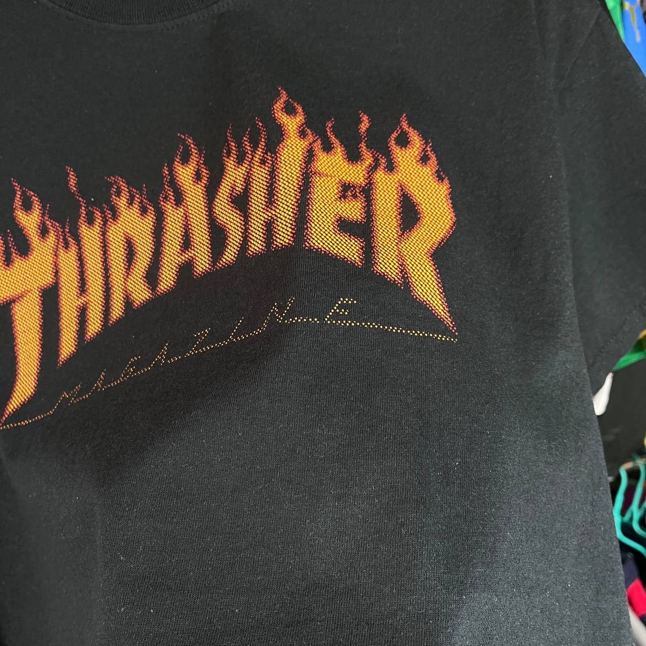 Thrasher Vintage Thrasher Magazine Black Tshirt SK8 Skateboard Size M Size US M / EU 48-50 / 2 - 3 Thumbnail
