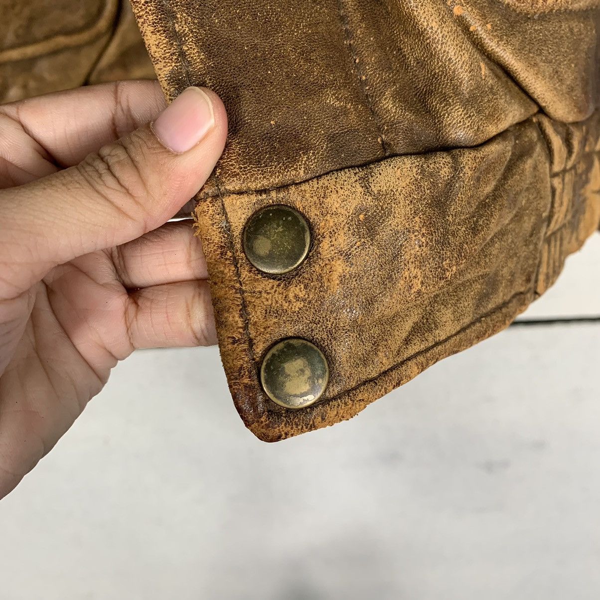 Japanese Brand Japanese Brand Flight Leather Jacket Size US L / EU 52-54 / 3 - 14 Thumbnail