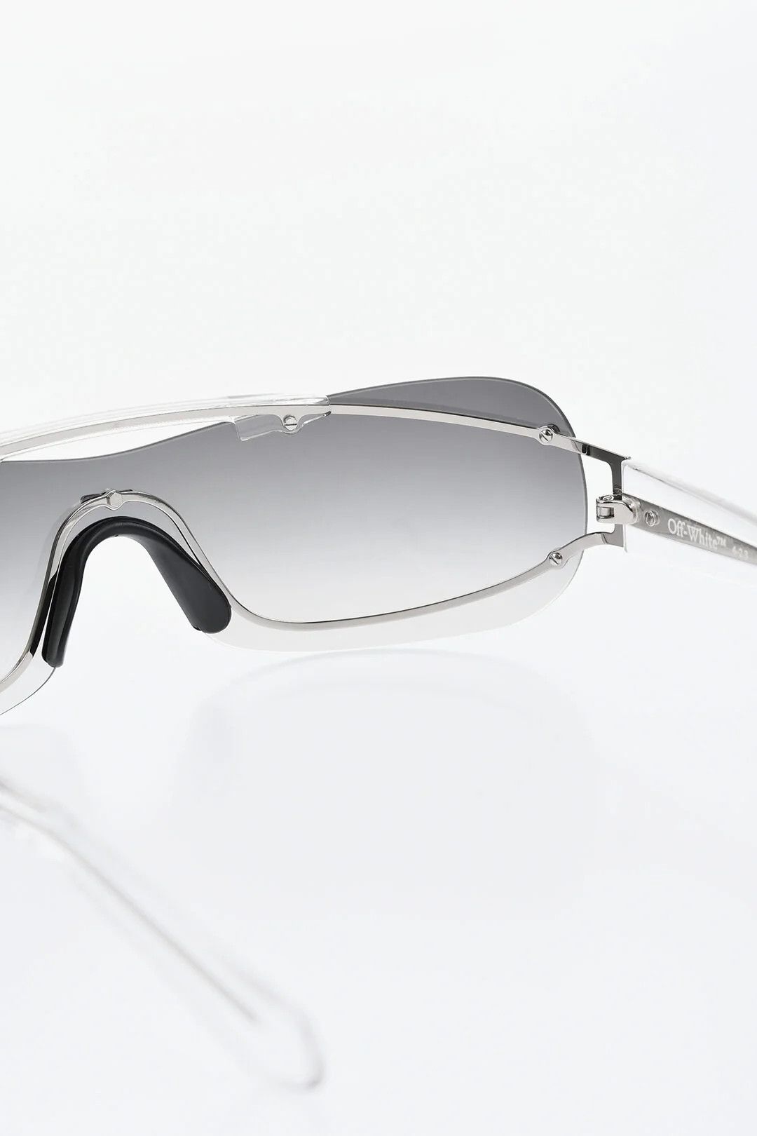 Off-White og1mm0426 Size: OS / Shield Sunglasses in Grey Size ONE SIZE - 3 Thumbnail