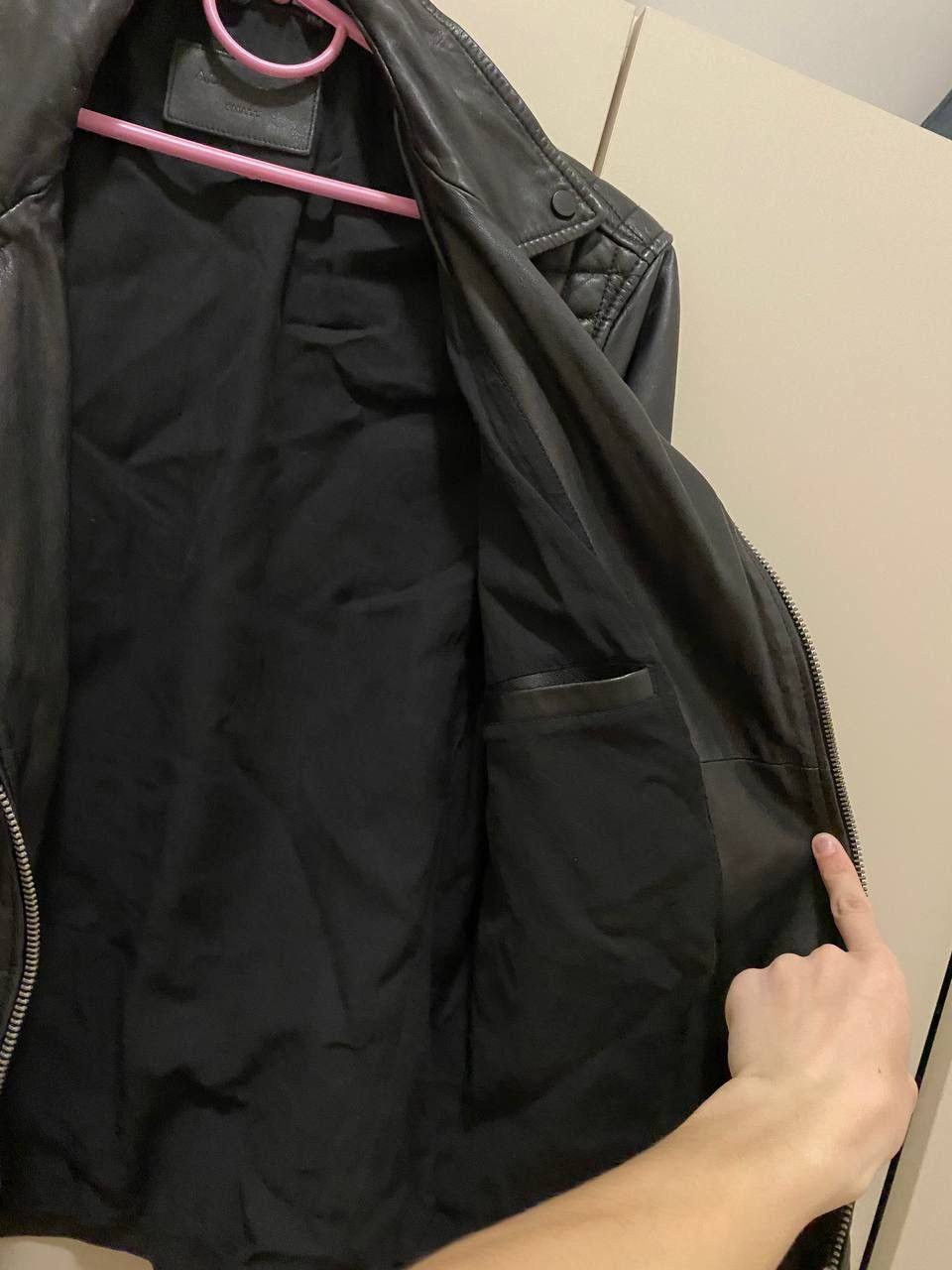 Allsaints Allsaints leather jacket overshirt streetwear hype Size US S / EU 44-46 / 1 - 20 Thumbnail
