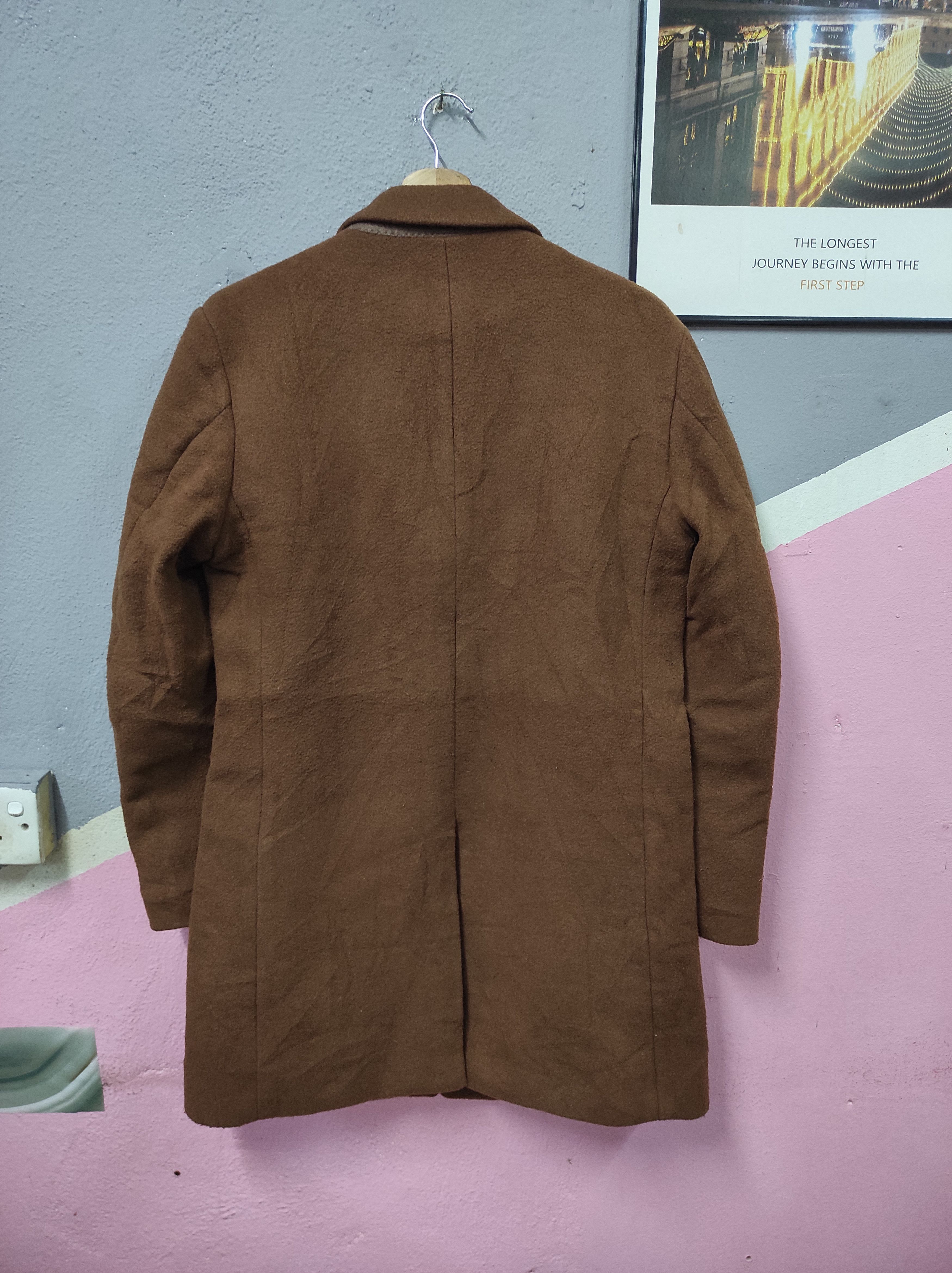 Japanese Brand × RAGEBLUE RAGEBLUE AUSTRALIAN MERINO WOOL COAT OVERCOAT LONG JACKET Size US S / EU 44-46 / 1 - 4 Thumbnail