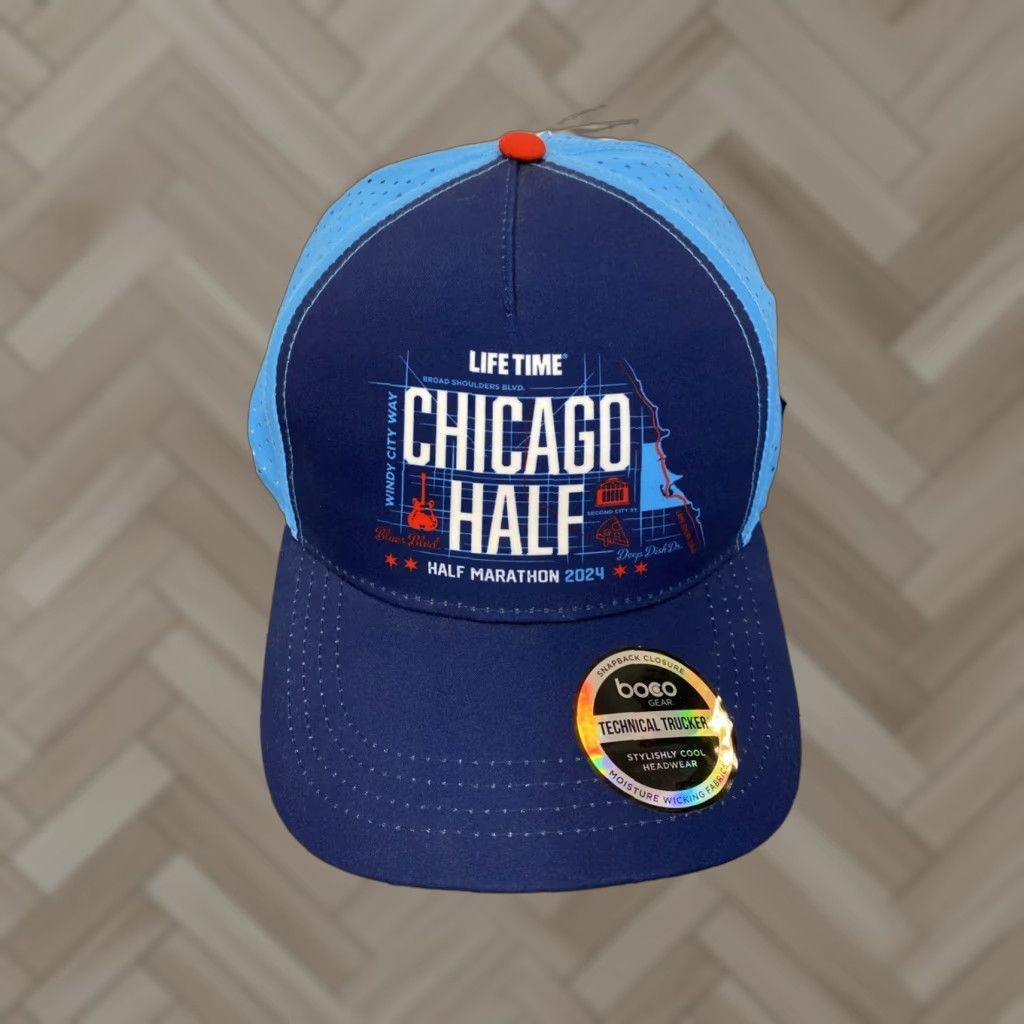 Vintage Boco Chicago Hat Cap Snapback Hat Baseball Cap Men Adjustable Breathable Flat Bill One Size Solid Blue Polyester City Hip Hop 3D Dallas Size ONE SIZE - 1 Thumbnail