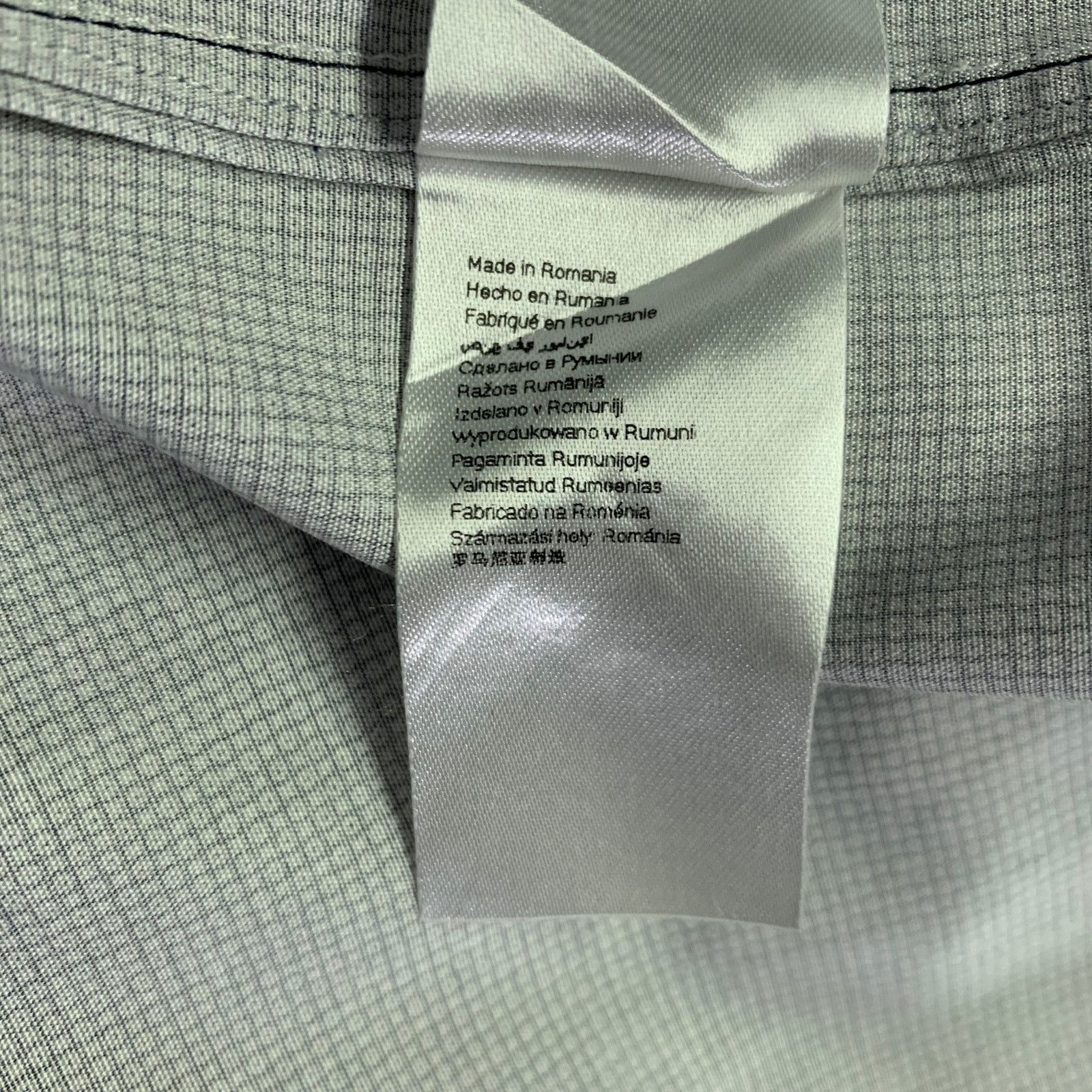 Eton ETON Size L Grey White Dots Cotton Long Sleeve Shirt Size US L / EU 52-54 / 3 - 8 Thumbnail
