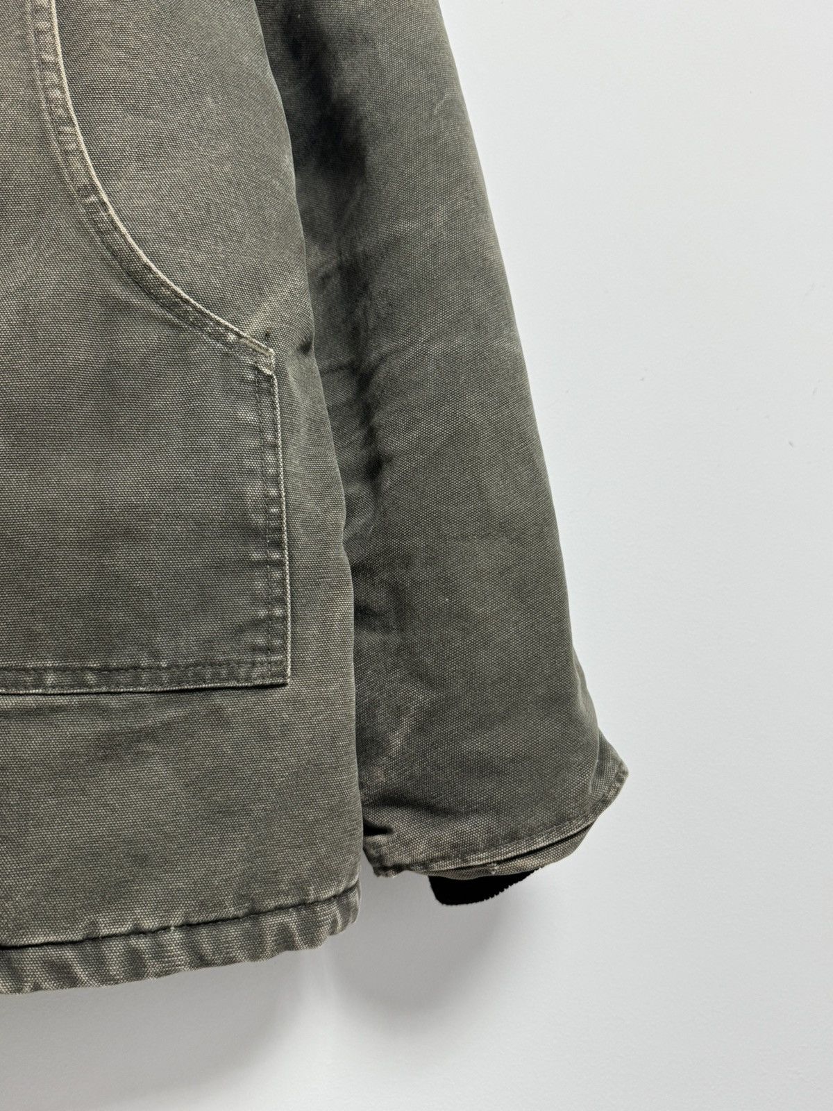 Carhartt 🔥Y2K Vintage Carhartt Chore Jacket Green Distressed Size US XL / EU 56 / 4 - 5 Thumbnail
