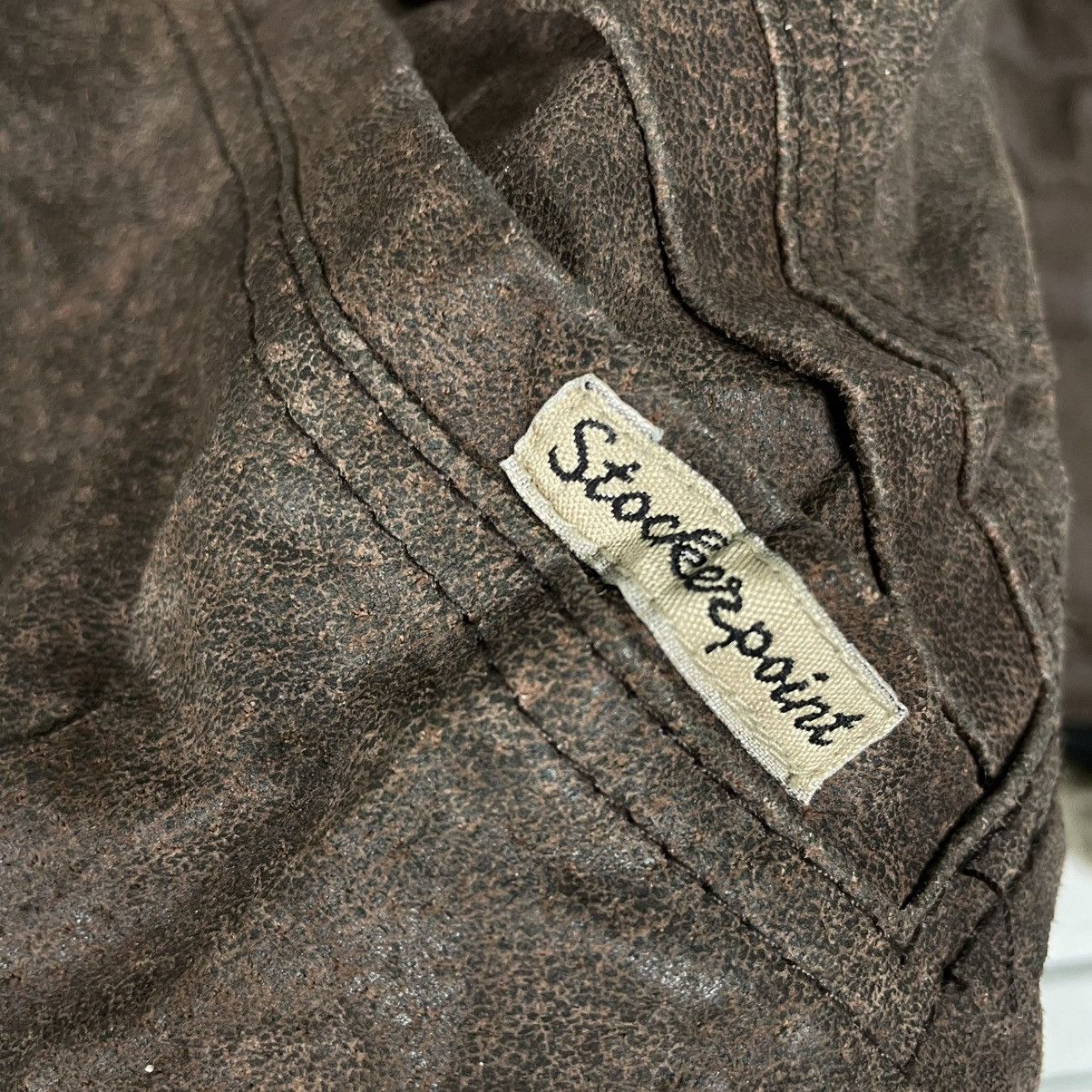 Japanese Brand Stocker Point B3 Shearling Sheepskin Bomber Jacket Size US M / EU 48-50 / 2 - 15 Thumbnail