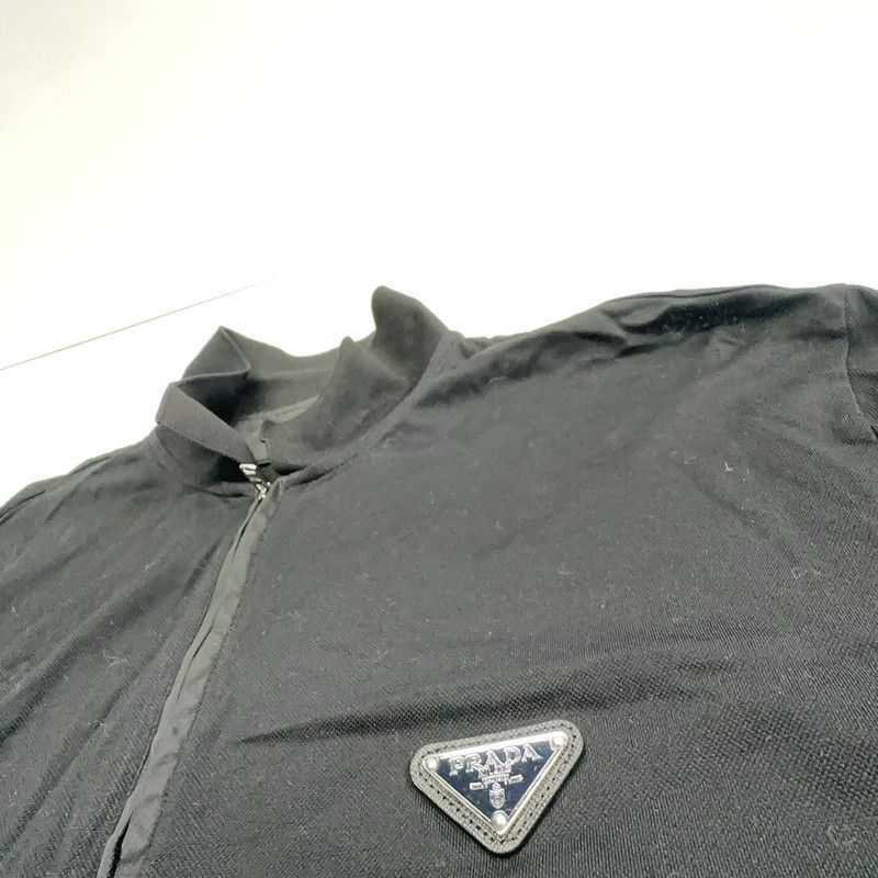 Prada Prada Logo Triangle Loose Long Sleeve Polo-2506 Size US XL / EU 56 / 4 - 8 Thumbnail