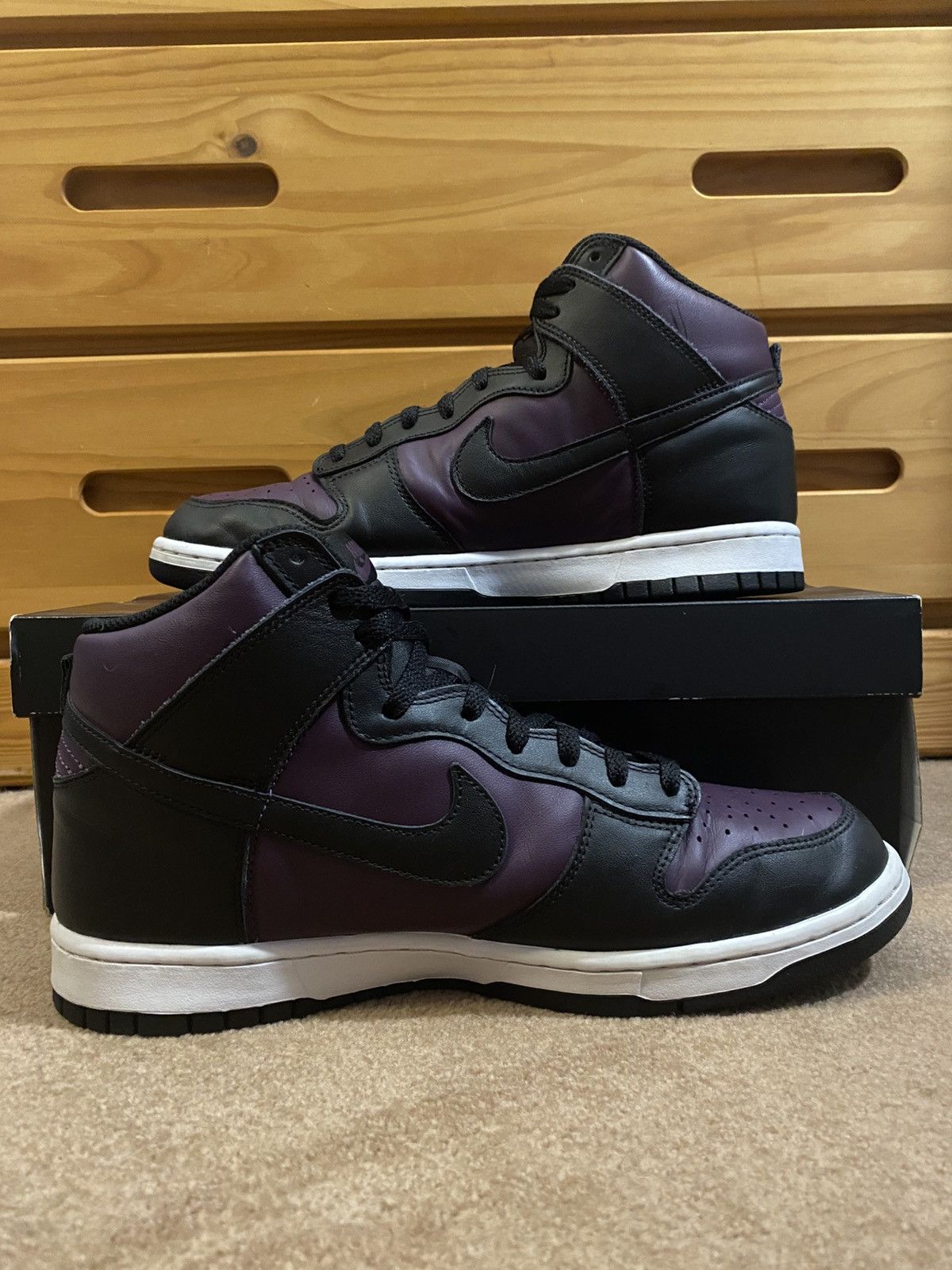 Fragment Design × Nike Nike Dunk High x Fragment Beijing Size 11.5 Size US 11.5 / EU 44-45 - 3 Thumbnail