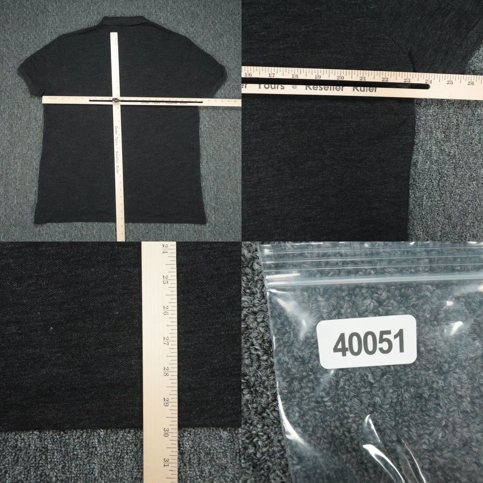 Polo Ralph Lauren Polo Ralph Lauren Shirt Mens XL Black Heather Slim Fit Big Pony Size US XL / EU 56 / 4 - 8 Thumbnail