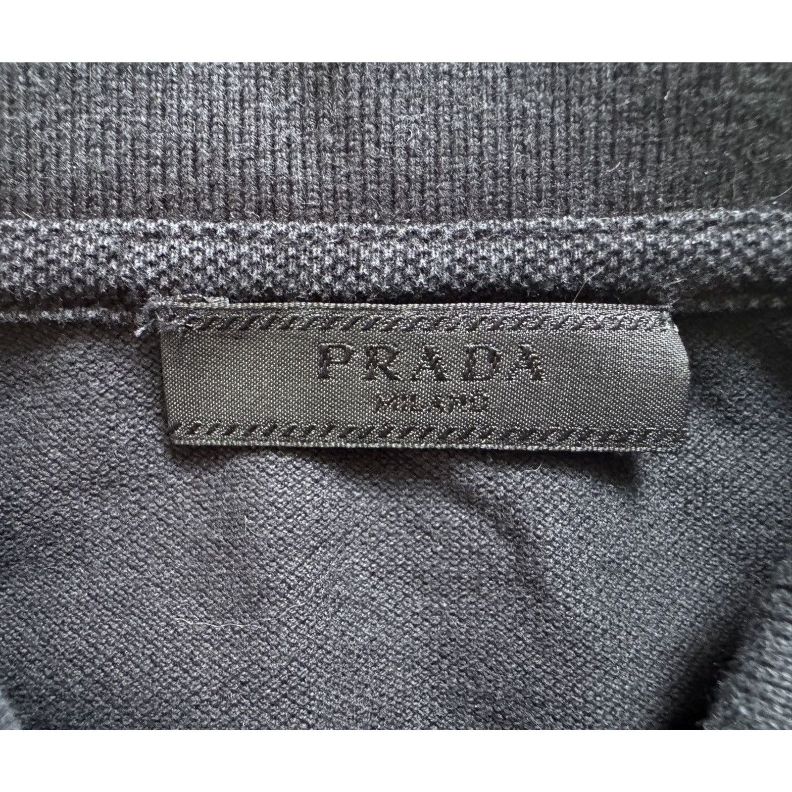 Prada Prada Linea Rossa Red Tab Tipped Polo Shirt Size US S / EU 44-46 / 1 - 4 Thumbnail