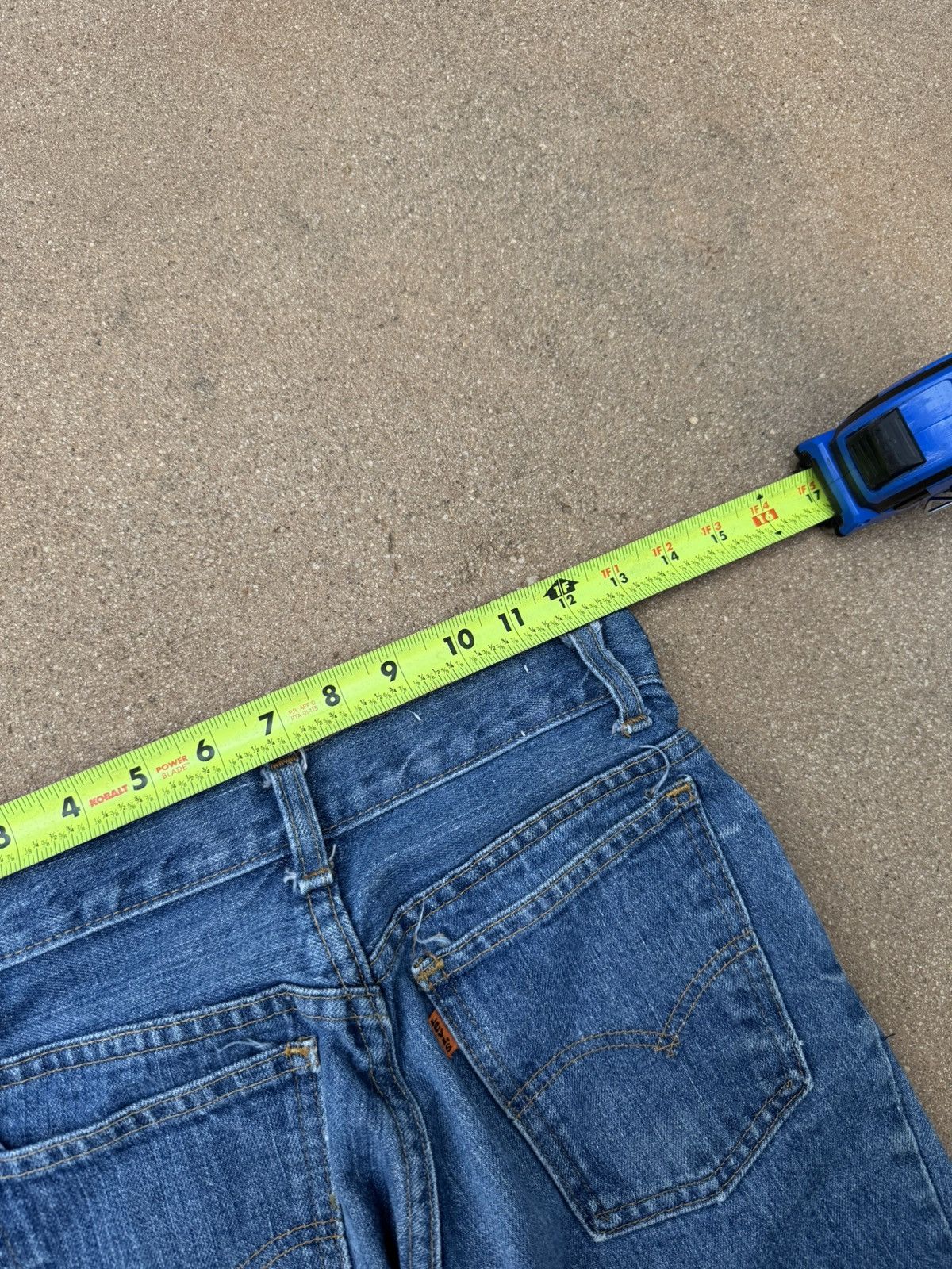 Levi's × Vintage Vtg 70’s Levi’s 784 Orange Tab Bellbottom Flare Jeans 26x29 Size 26" / US 2 / IT 38 - 8 Thumbnail