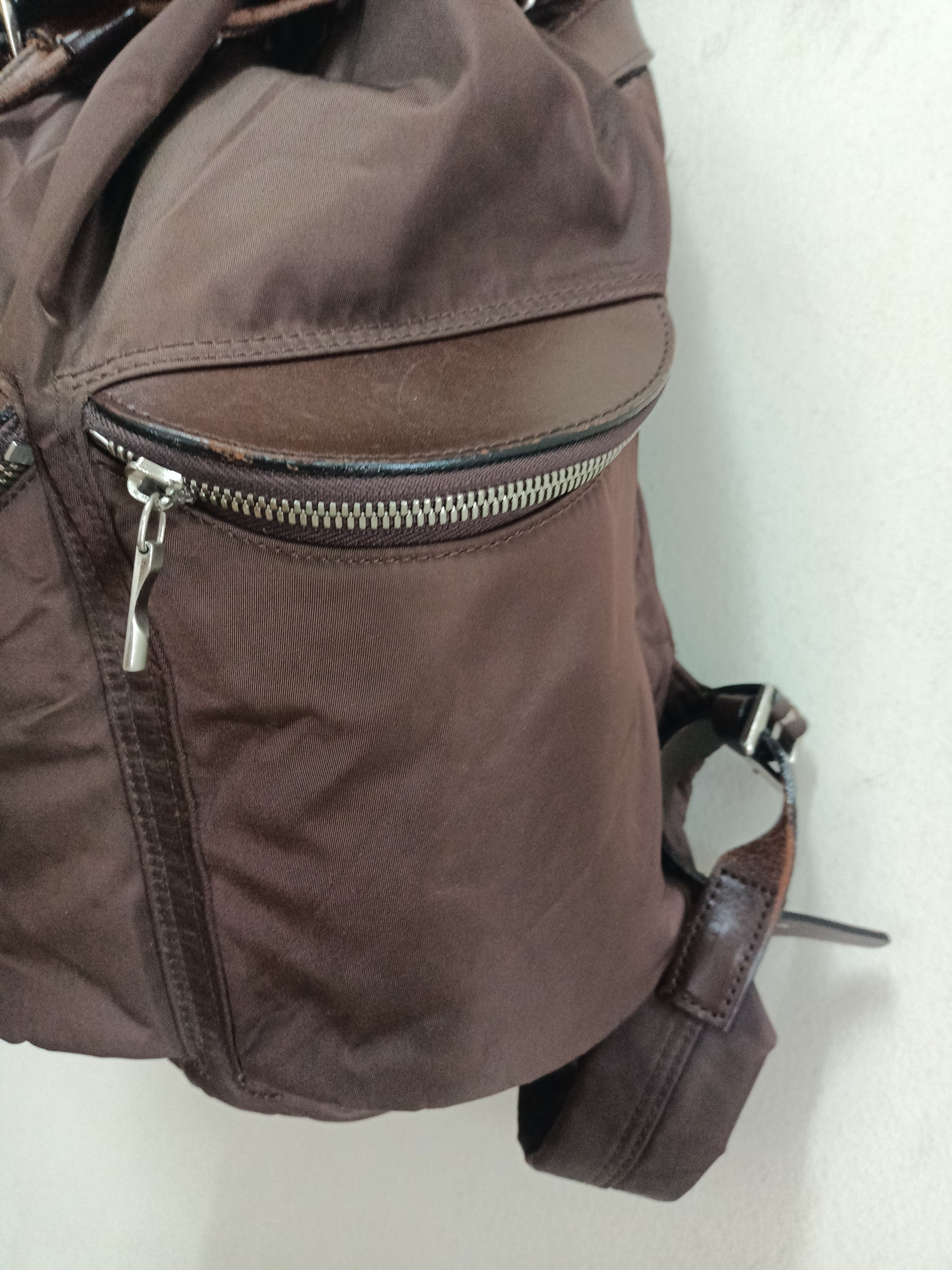 Renoma Vintage Renoma Paris nylon leather backpack Size ONE SIZE - 6 Thumbnail
