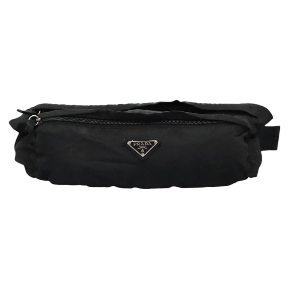 Prada Tessuto Black Synthetic Clutch Bag (Pre-Owned) Size ONE SIZE - 1 Thumbnail