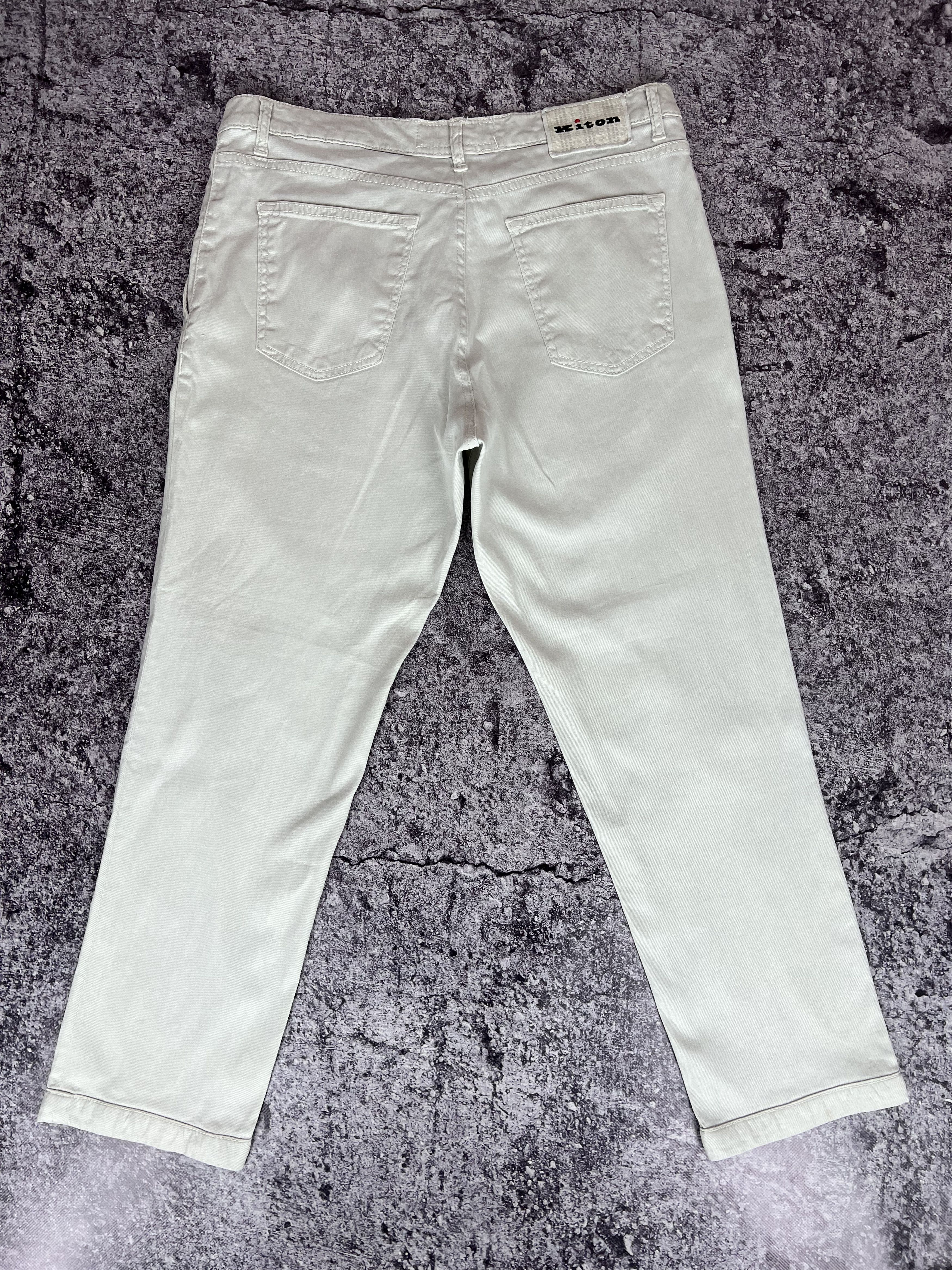 Kiton Kiton Napoli Pants Made in Italy Size 38 Size US 38 / EU 54 - 2 Thumbnail