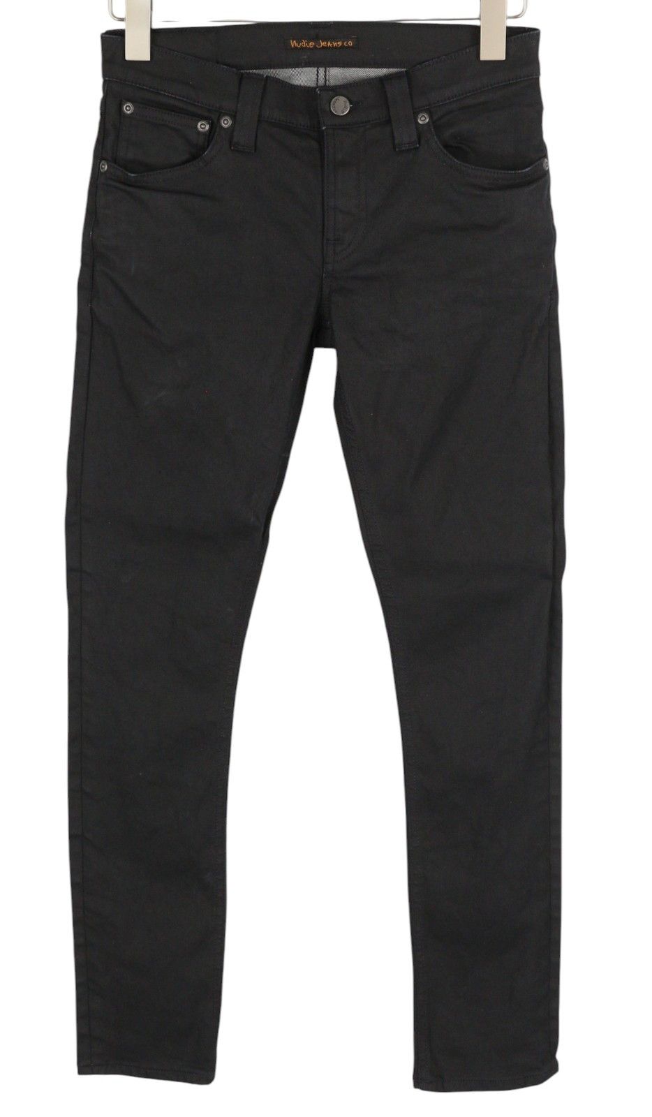 Nudie Jeans TIGHT LONG JOHN W28/L30 Throb Black Coated Jeans 83638 Size US 28 / EU 44 - 1 Thumbnail