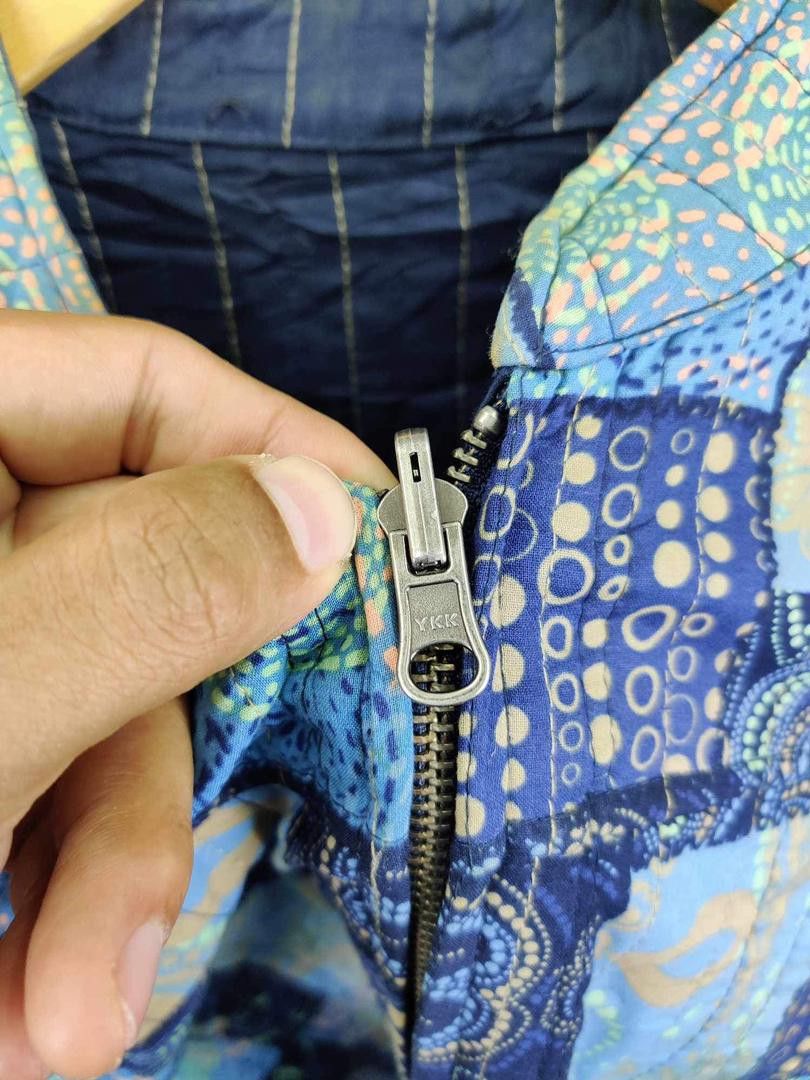 The Unbranded Brand Vintage Patchwork Quilted Reversible Jacket Like Kapital Size US M / EU 48-50 / 2 - 9 Thumbnail