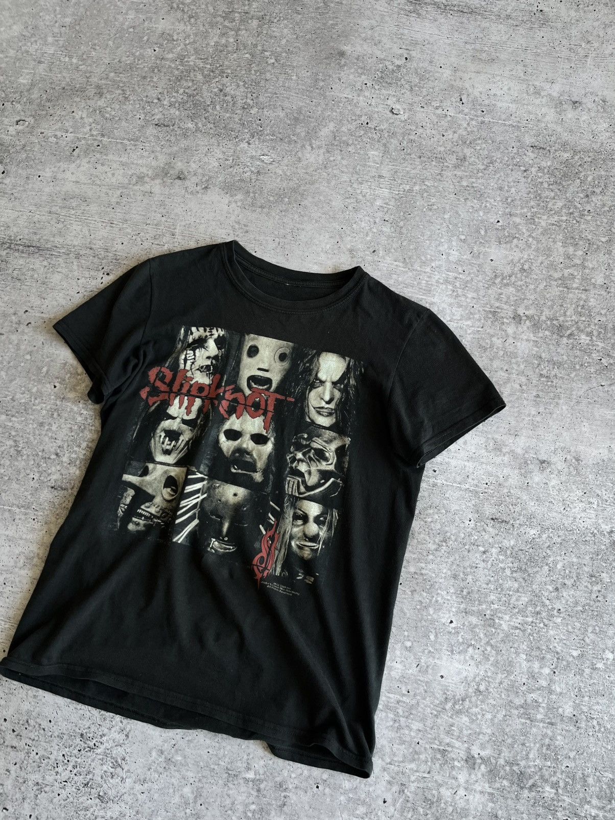 Slipknot Rare 2012 Slipknot Pentagram Big Logo Tee Vintage Band Rock Size US S / EU 44-46 / 1 - 2 Thumbnail
