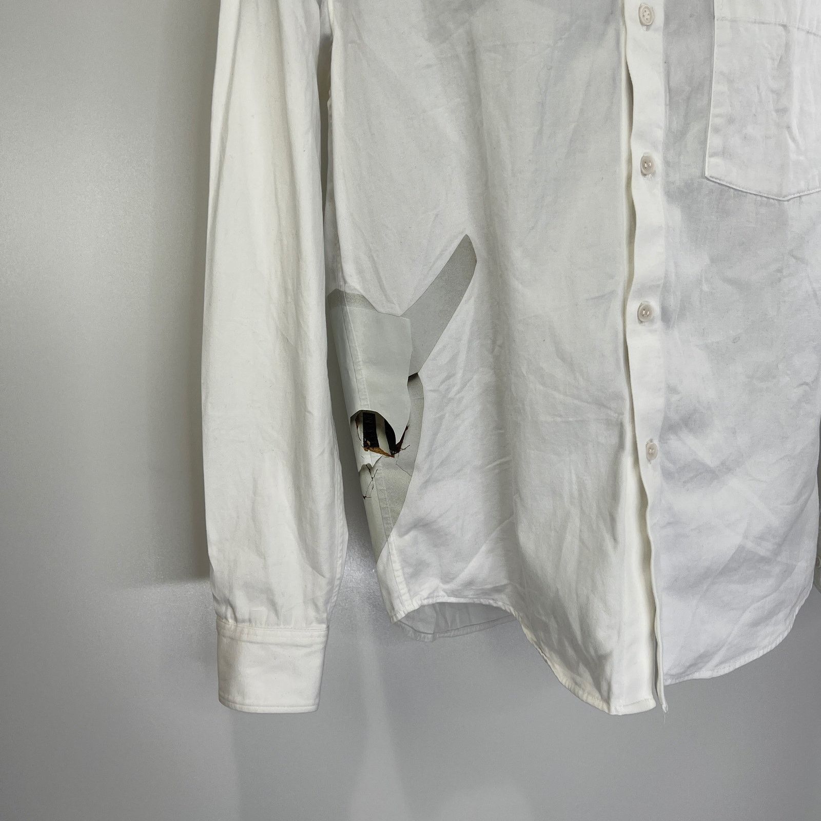 Rochambeau Rochambeau x Aaron Curry Button Up Shirt White 2018 Runway Size US S / EU 44-46 / 1 - 5 Thumbnail