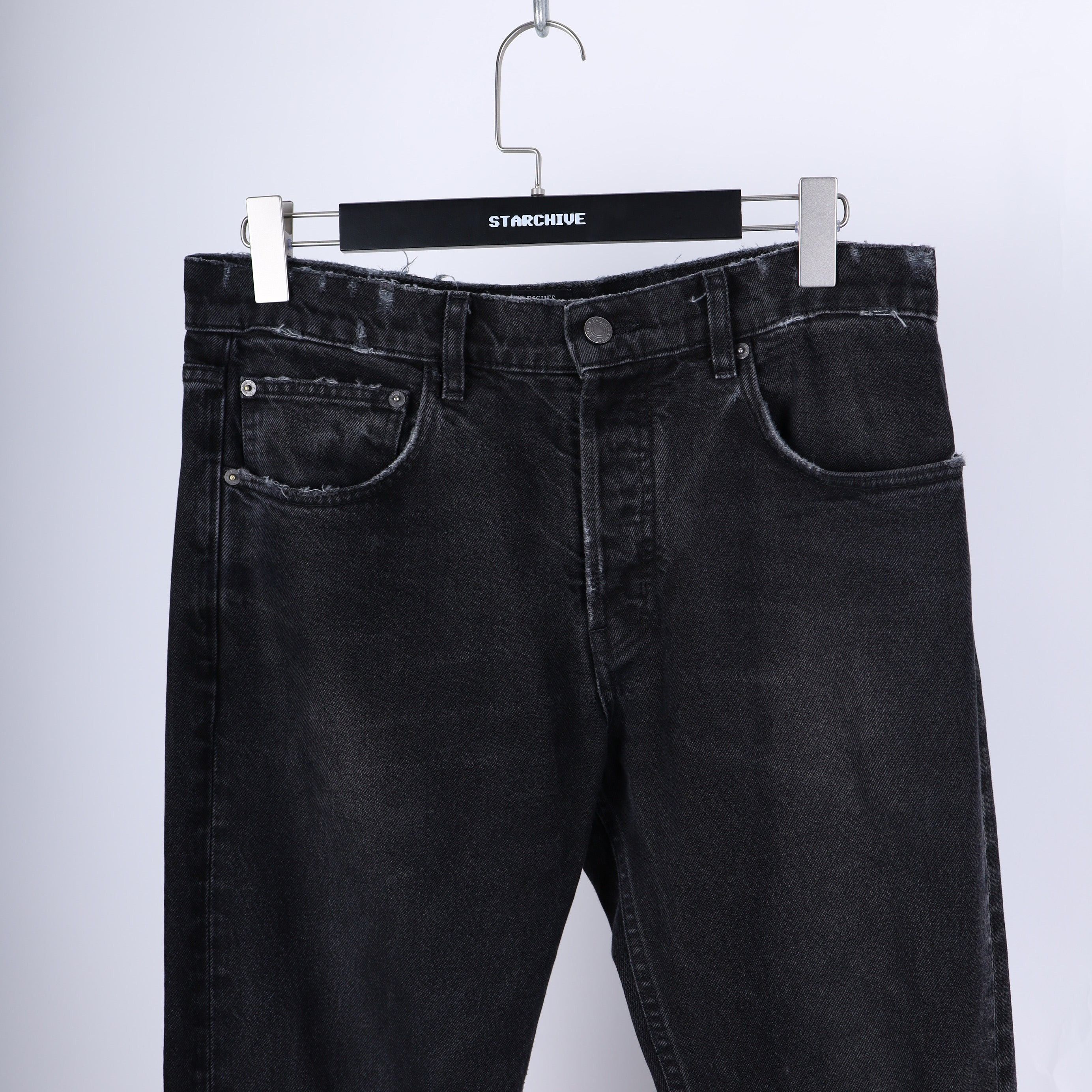Enfants Riches Deprimes ERD DISTRESSED BLACK DENIM SZ 31 Size US 31 - 8 Thumbnail