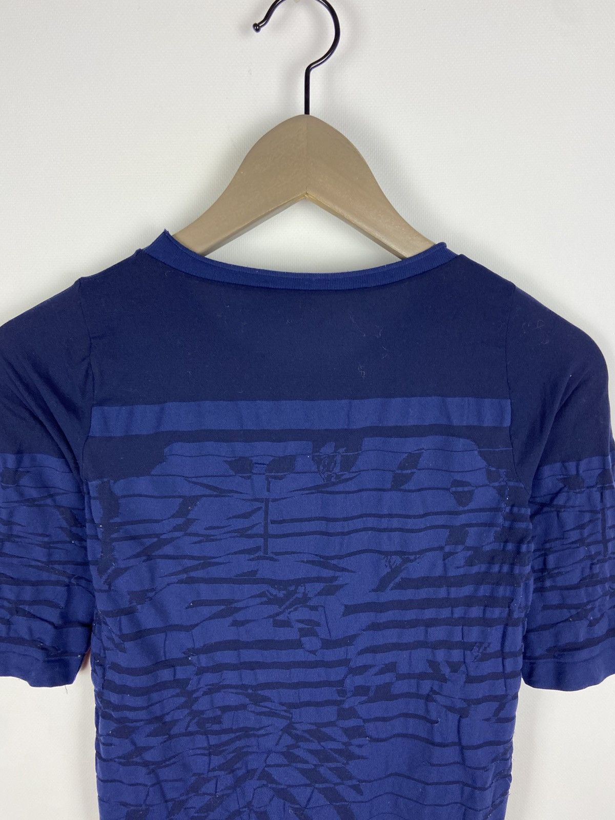 Designer × Marithe + Francois Girbaud Marithe Francois Girbaud Blue Skinny Top T-Shirt Womens Size S / US 4 / IT 40 - 16 Thumbnail