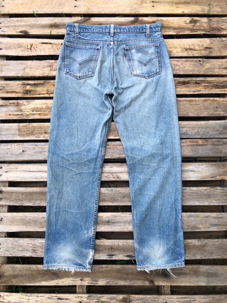 Levi's × Vintage Vintage Levi's Orange Tab Denim Jeans Distressed Size US 32 / EU 48 - 2 Thumbnail
