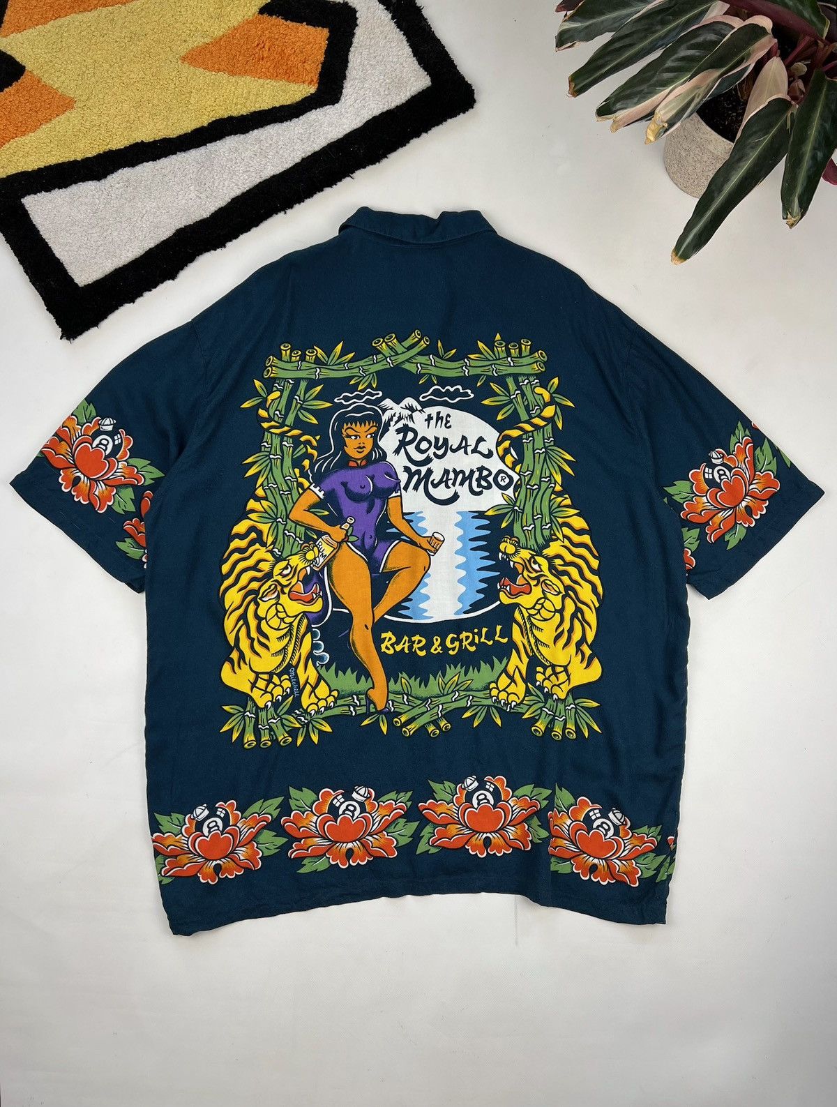 Mambo vintage mambo shirt the royal mambo Tiger and sexy lady Size US M / EU 48-50 / 2 - 3 Thumbnail