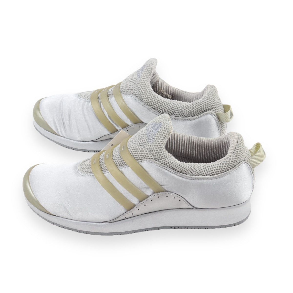image of 00S Archival Adidas Footstock Sneakers in Silver, Women's (Size 12)