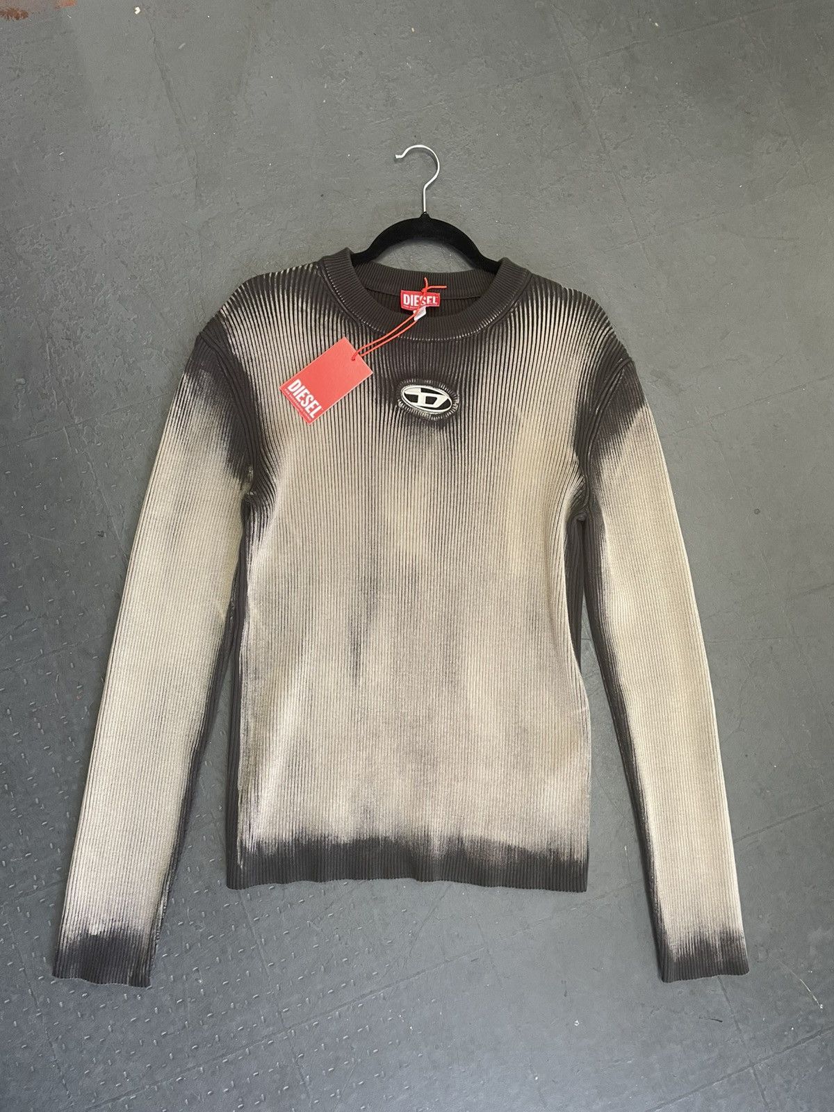 Diesel Diesel K-Darin Treated Jumper with metal logo insert Size US XL / EU 56 / 4 - 1 Thumbnail