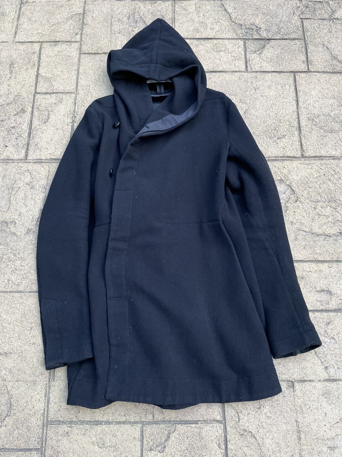 Rick Owens Rick Owens Drkshdw Coat Jacket Hooded Black Size US M / EU 48-50 / 2 - 8 Thumbnail