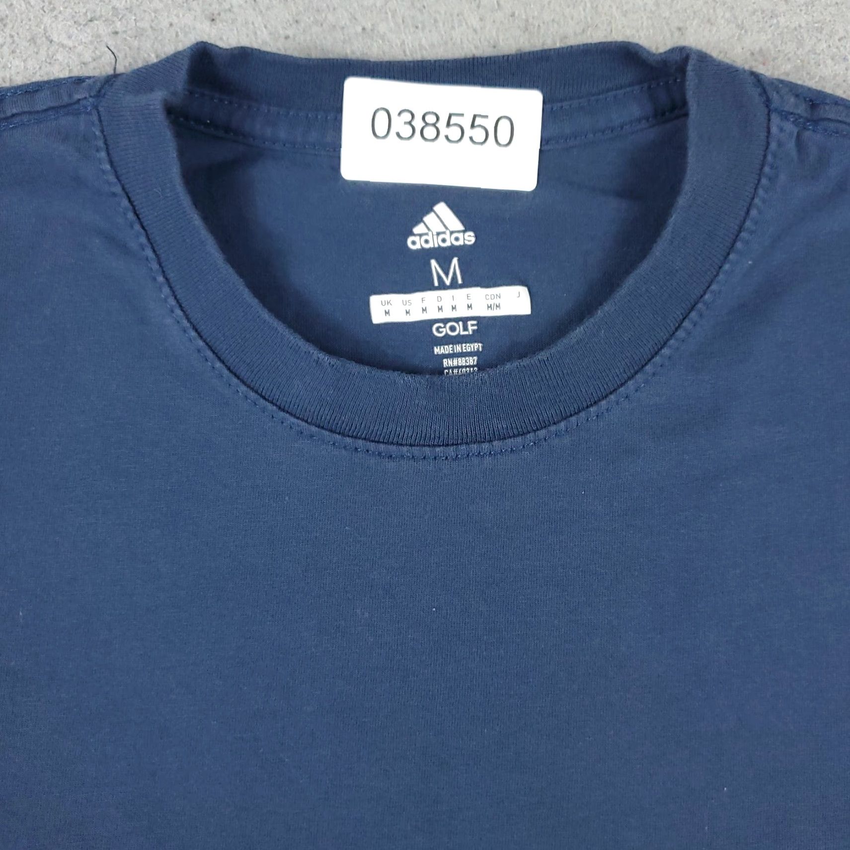 Adidas Adidas T Shirt Men Medium Blue Logo Short Sleeve Crew Neck Cotton Blend Casual Estate Casual Size US M / EU 48-50 / 2 - 3 Thumbnail