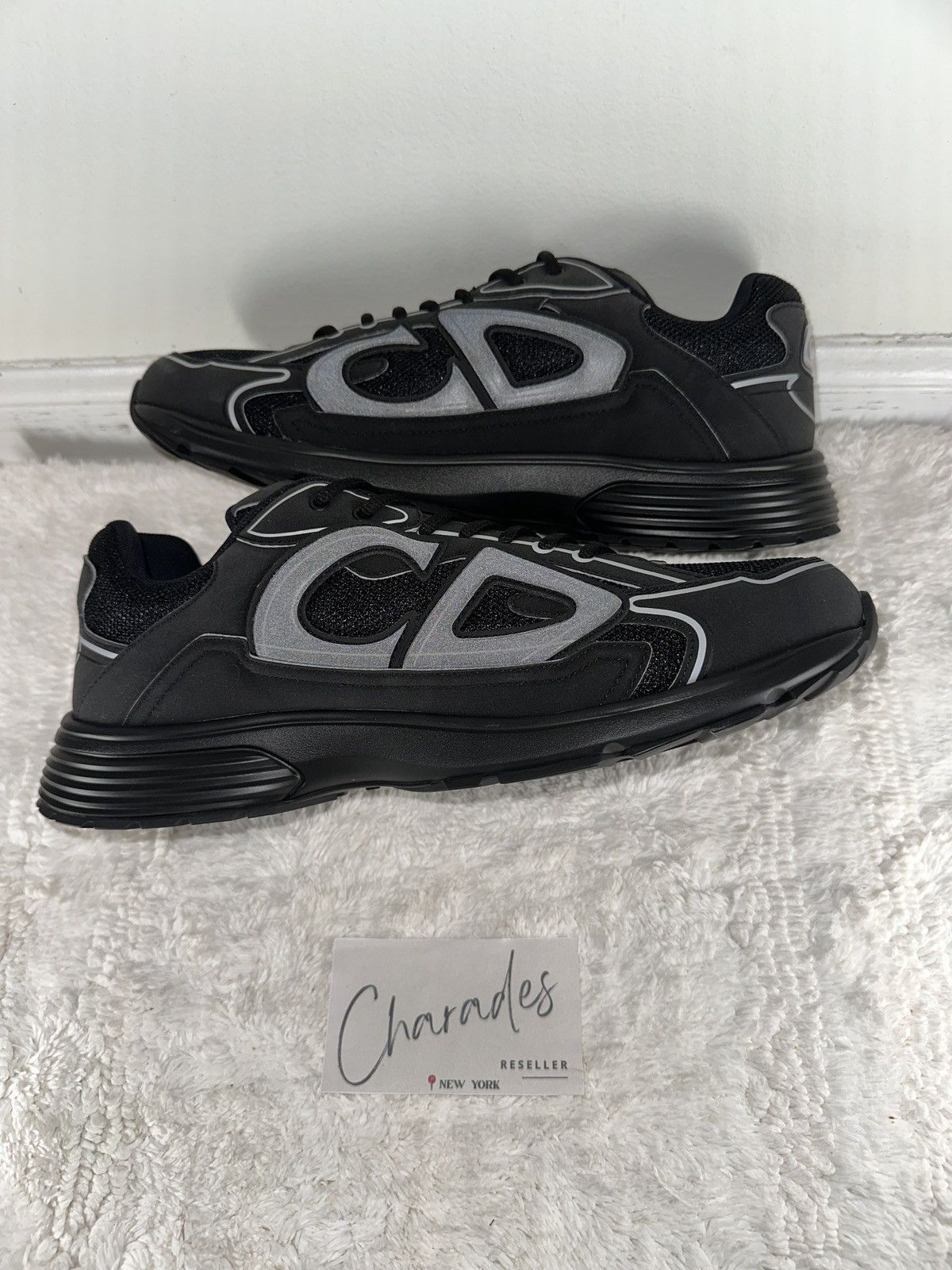 Dior Dior B30 Triple Black Size US 12 / EU 45 - 2 Thumbnail