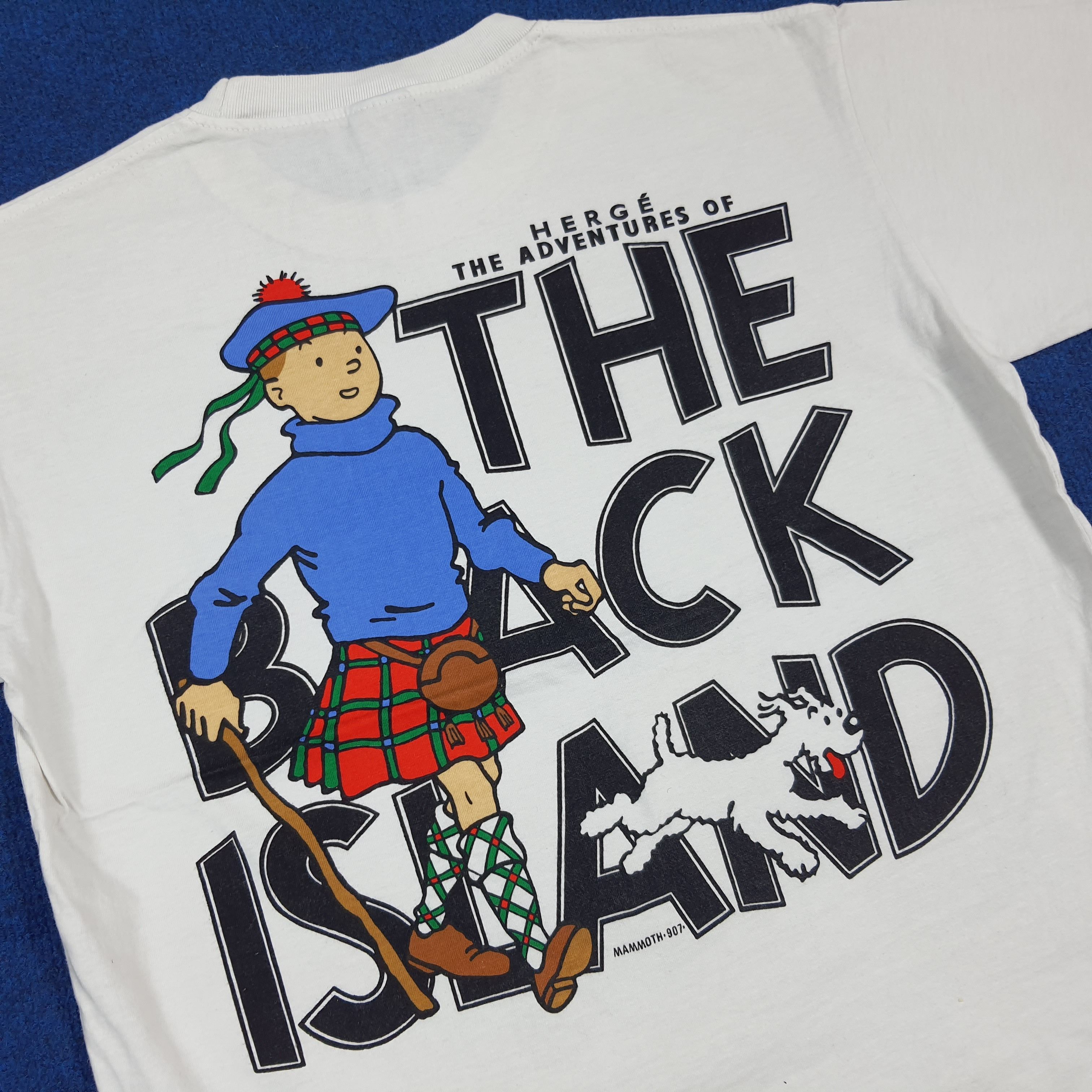 Vintage Vintage Adventure of Tintin Boxy Tshirt C294N66 Size US M / EU 48-50 / 2 - 2 Thumbnail