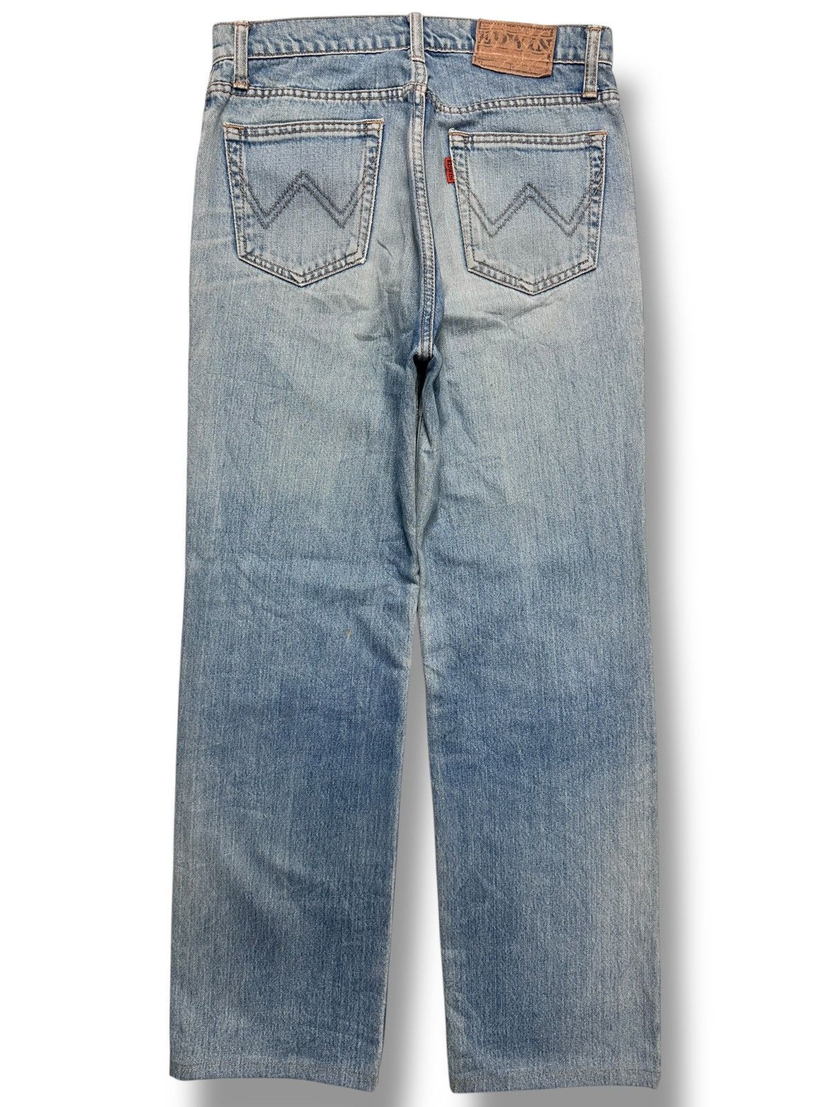 Edwin Vintage Edwin 90's Japan Denim Straight Jeans Light BlueWash Size US 30 / EU 46 - 3 Thumbnail
