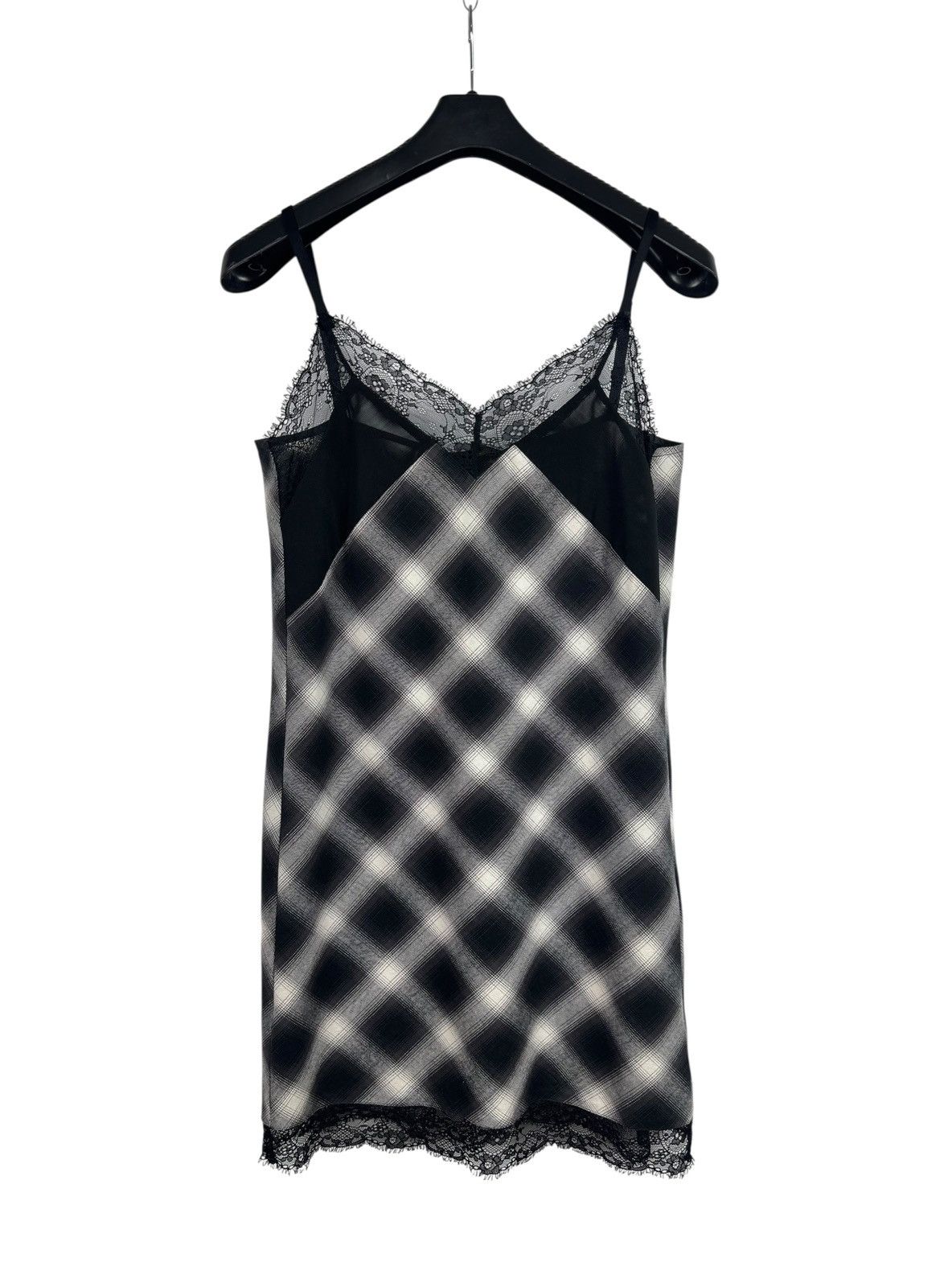 Maje Maje Plaid Cotton Grunge Babydoll Mini Slip Strappy size 3 Size L / US 10 / IT 46 - 11 Thumbnail