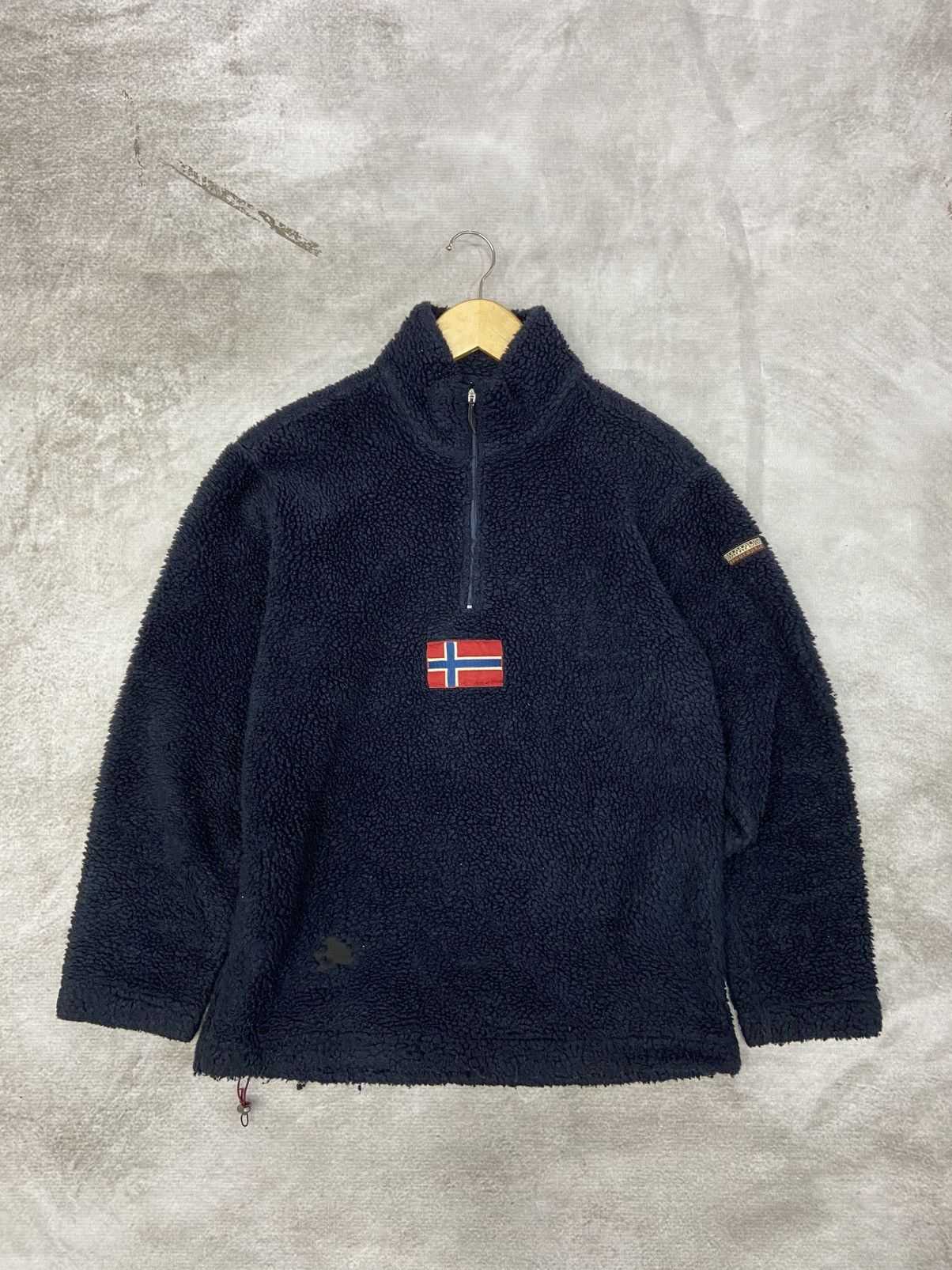Napapijri Napapijri flag fleece jacket vintage outdor y2k Size US L / EU 52-54 / 3 - 1 Thumbnail