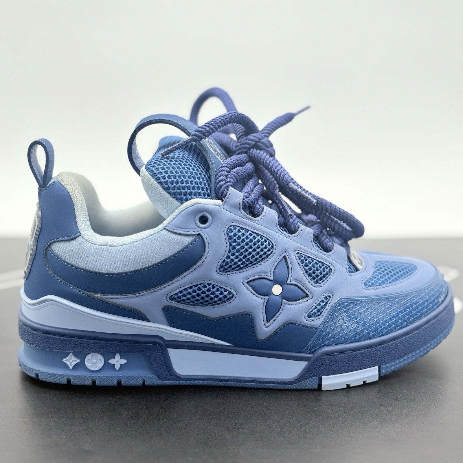 Louis Vuitton (8-8.5 US) Louis Vuitton Skate ' Blue ' | SUPER CLEAN! Size US 8 / EU 41 - 2 Thumbnail