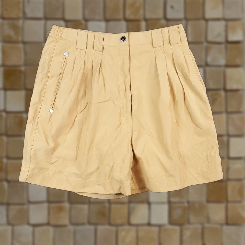 Vintage VINTAGE Jamie Sadock Women's Golf Shorts Size 8 High Waist Chino Casual Retro 90s 00s Beige Size 30" / US 8 / IT 44 - 1 Thumbnail