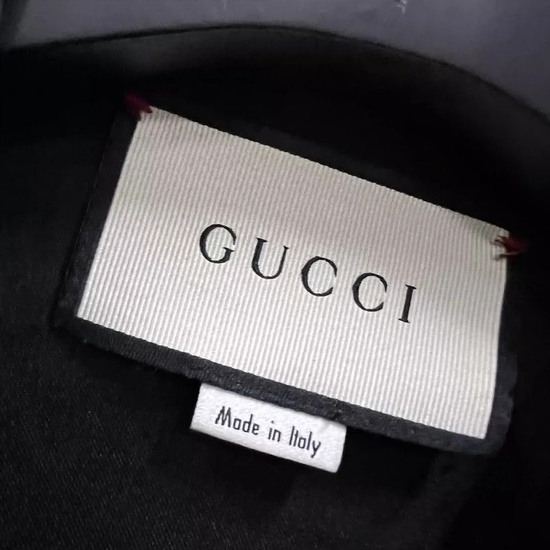 Gucci Gucci Black and yellow striped letter print short-sleeved s Size US M / EU 48-50 / 2 - 5 Thumbnail
