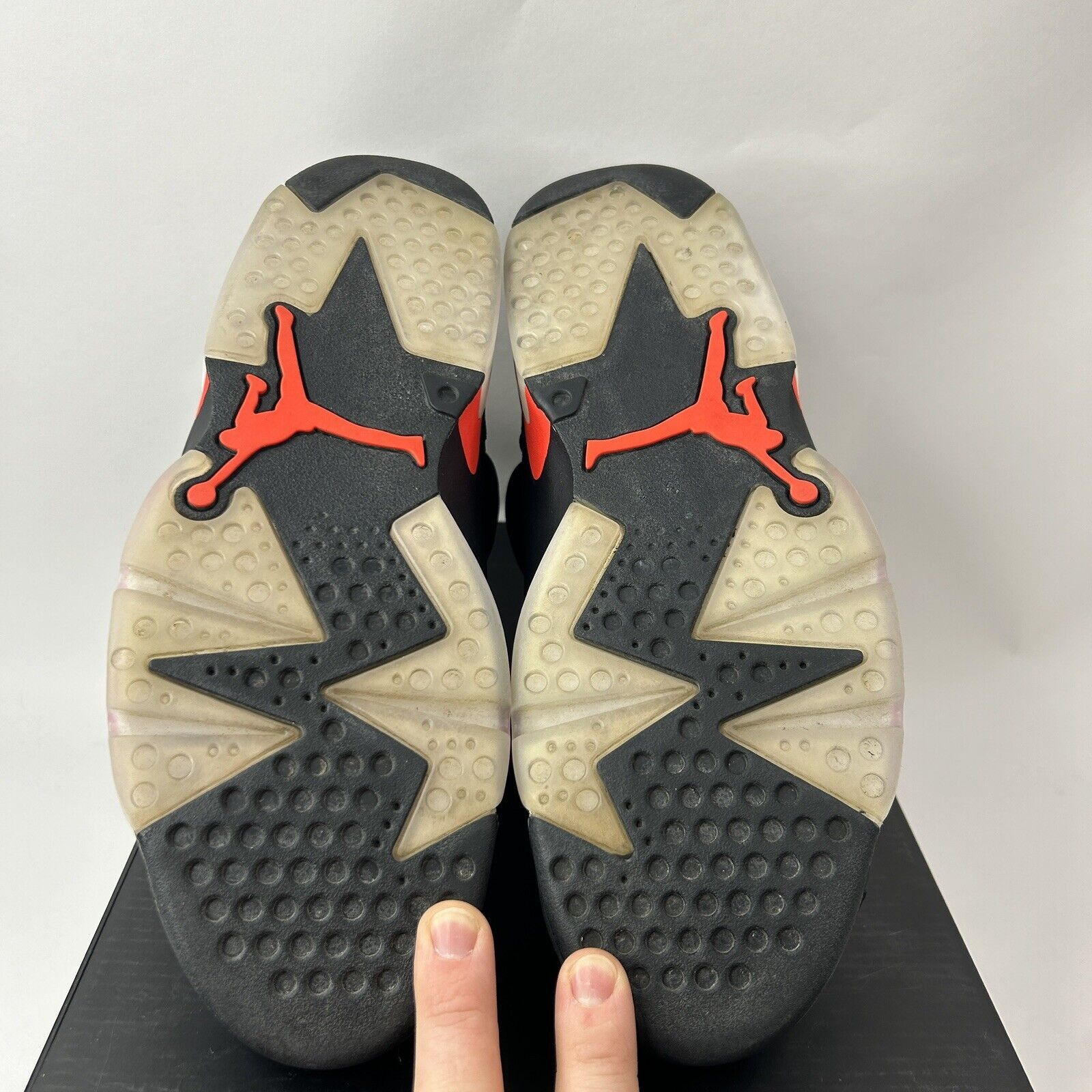 Nike Nike Air Jordan 6 Retro OG “Black Infrared/Bred” 2019 Size US 9.5 / EU 42-43 - 7 Thumbnail