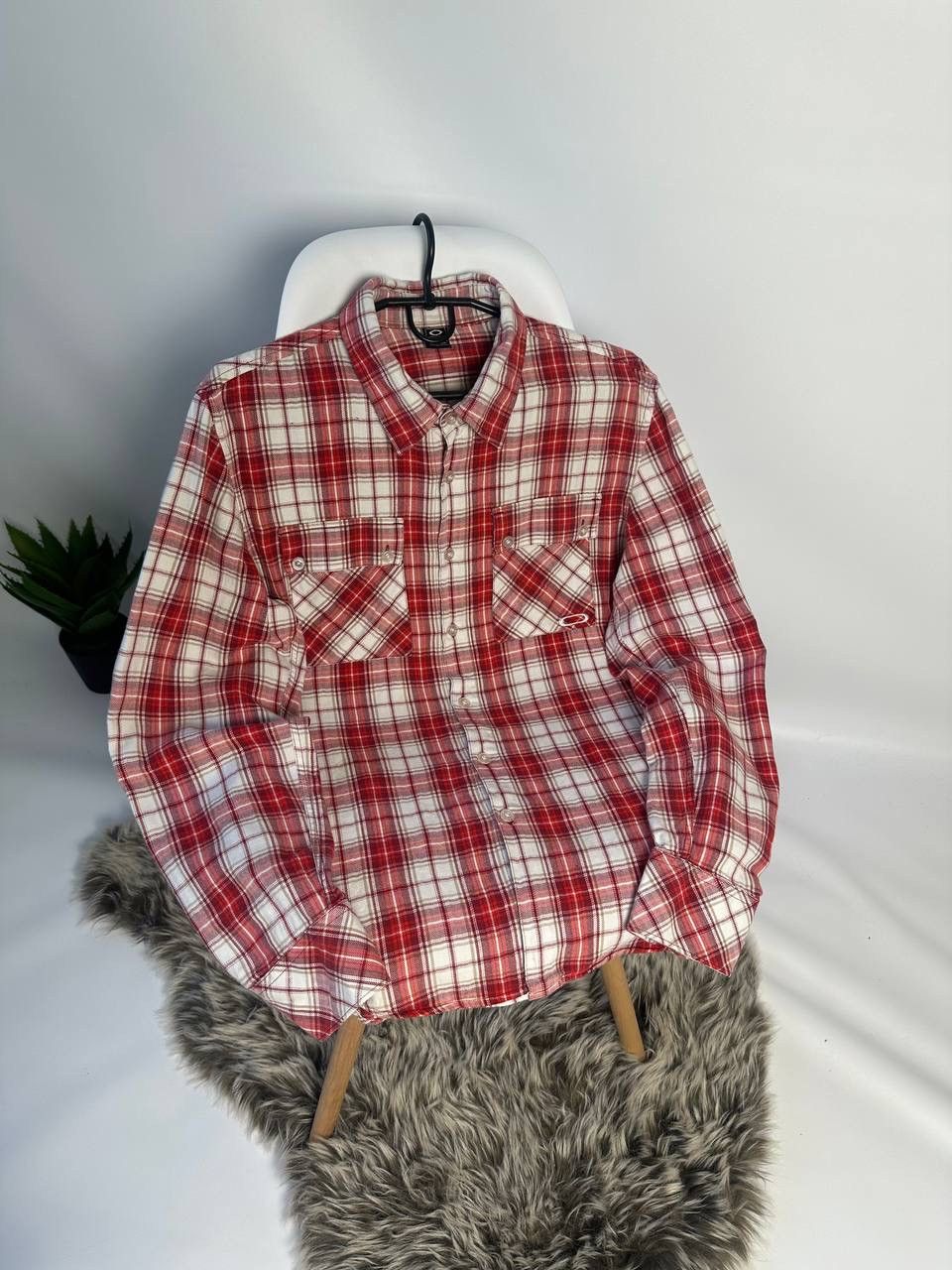 Oakley × Vintage 90’s Vintage Oakley Lumberjack Shirt Size US M / EU 48-50 / 2 - 1 Thumbnail