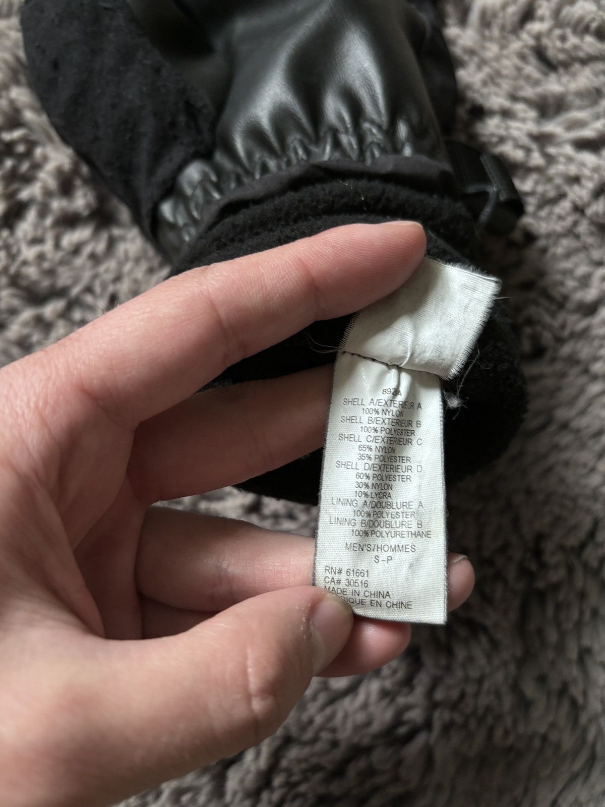 The North Face × Vintage The North Face Hydroseal vinatge black gloves size S Size ONE SIZE - 9 Thumbnail