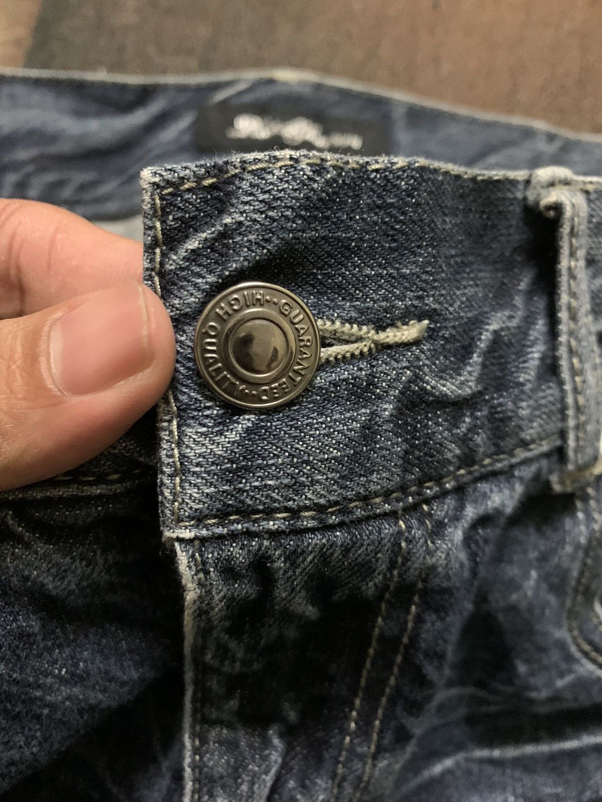 If Six Was Nine × Japanese Brand × Le Grande Bleu (L.G.B.) root three style stone wash faded jeans punk grunge japanese Size US 32 / EU 48 - 8 Thumbnail