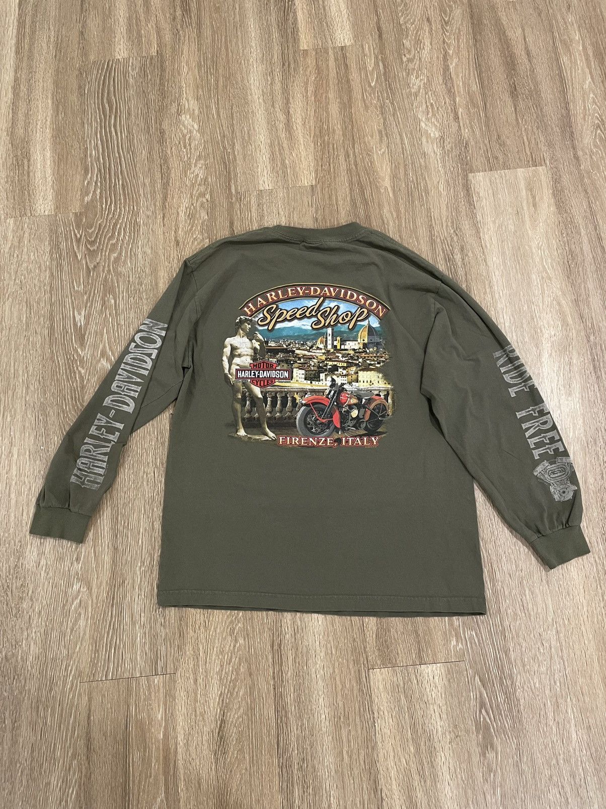 Vintage Harley Davidson Vintage Long Sleeve Size US M / EU 48-50 / 2 - 2 Thumbnail