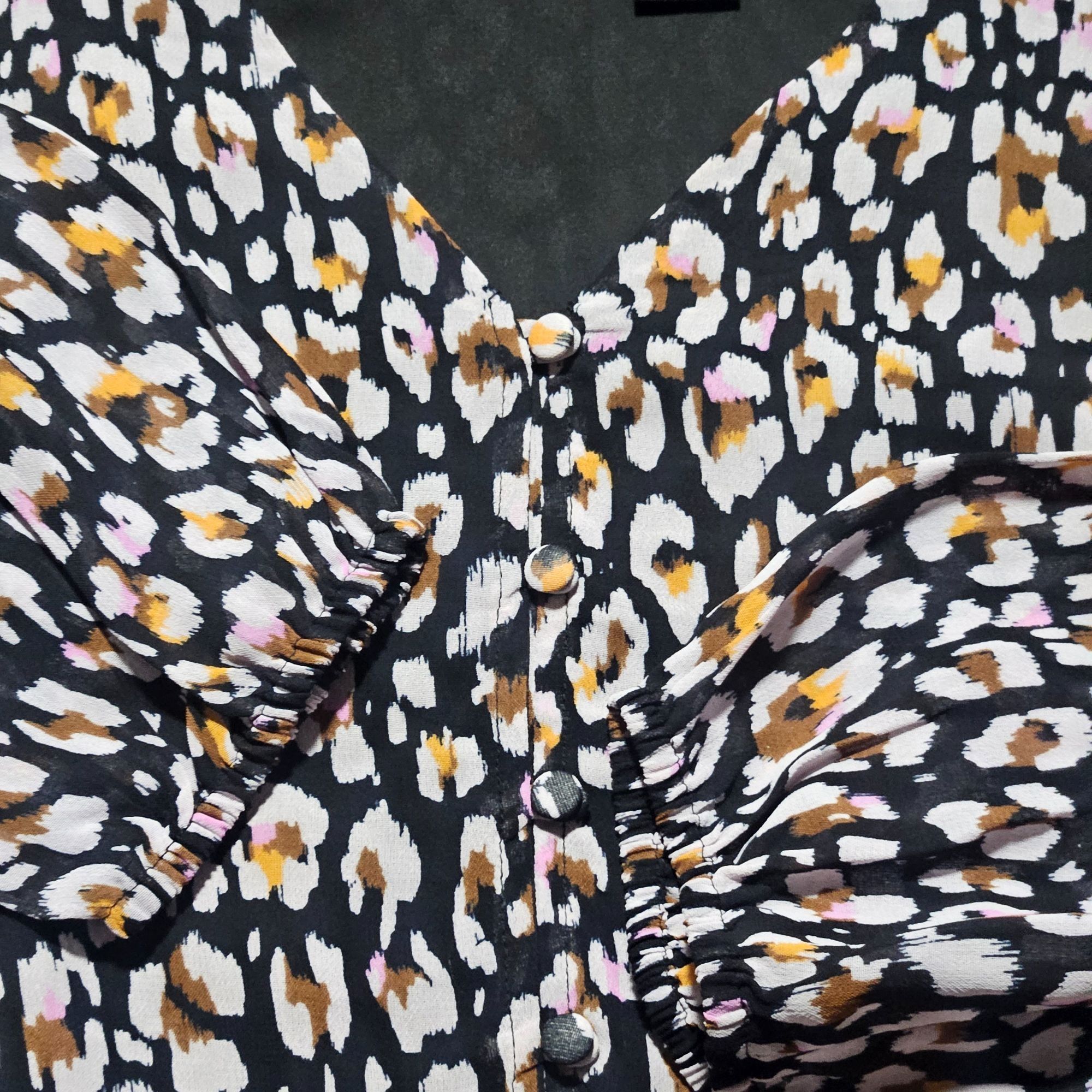 Sanctuary Sanctuary Leopard Print Top XS Bold Fall Statement Y2K Stree Size XS / US 0-2 / IT 36-38 - 5 Thumbnail