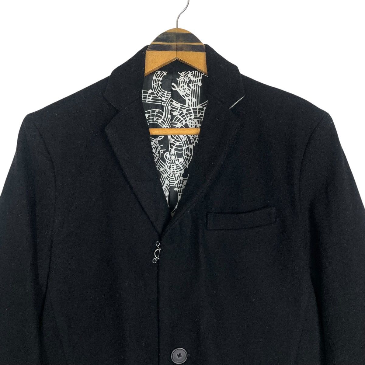 Number (N)ine Number (N)ine x Studios Musical Note Chester Coat Size US S / EU 44-46 / 1 - 3 Thumbnail