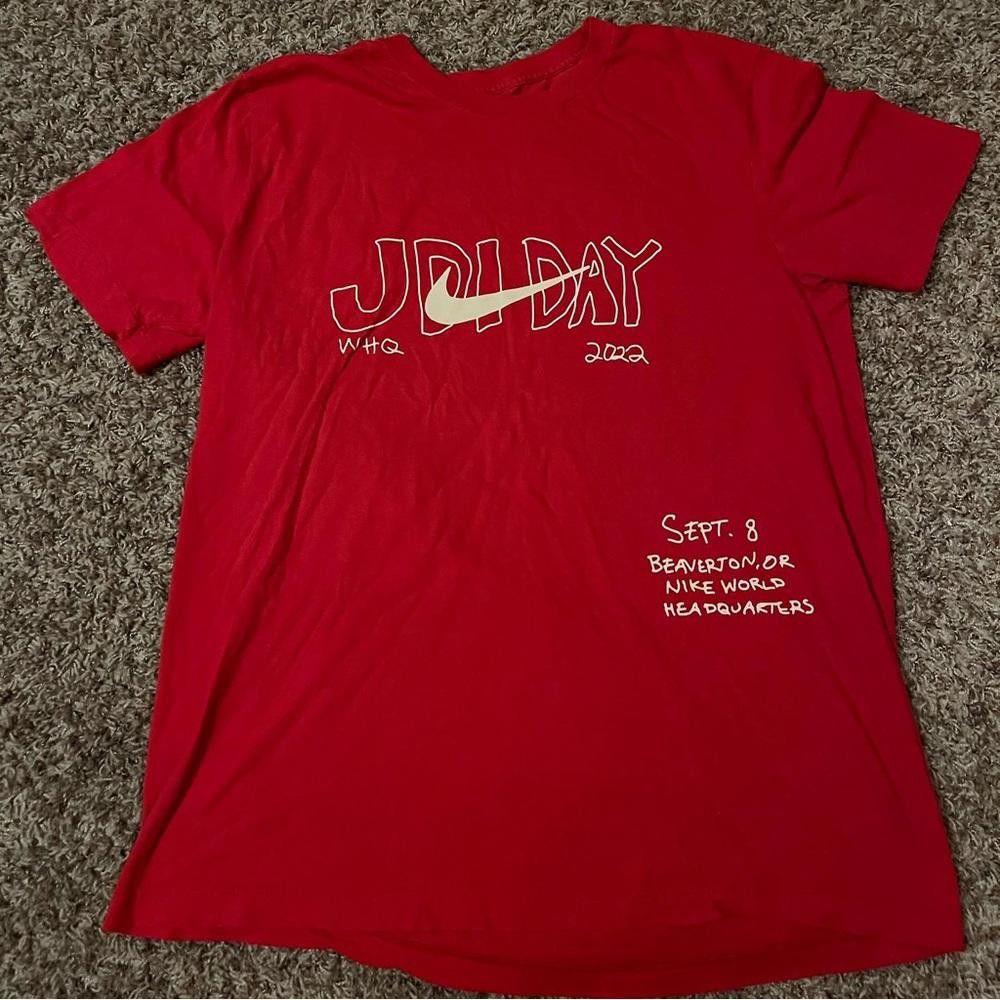 image of Nike Jordan Travis Scott Jdi Day Unreleased F&f in Red, Men's (Size Medium)