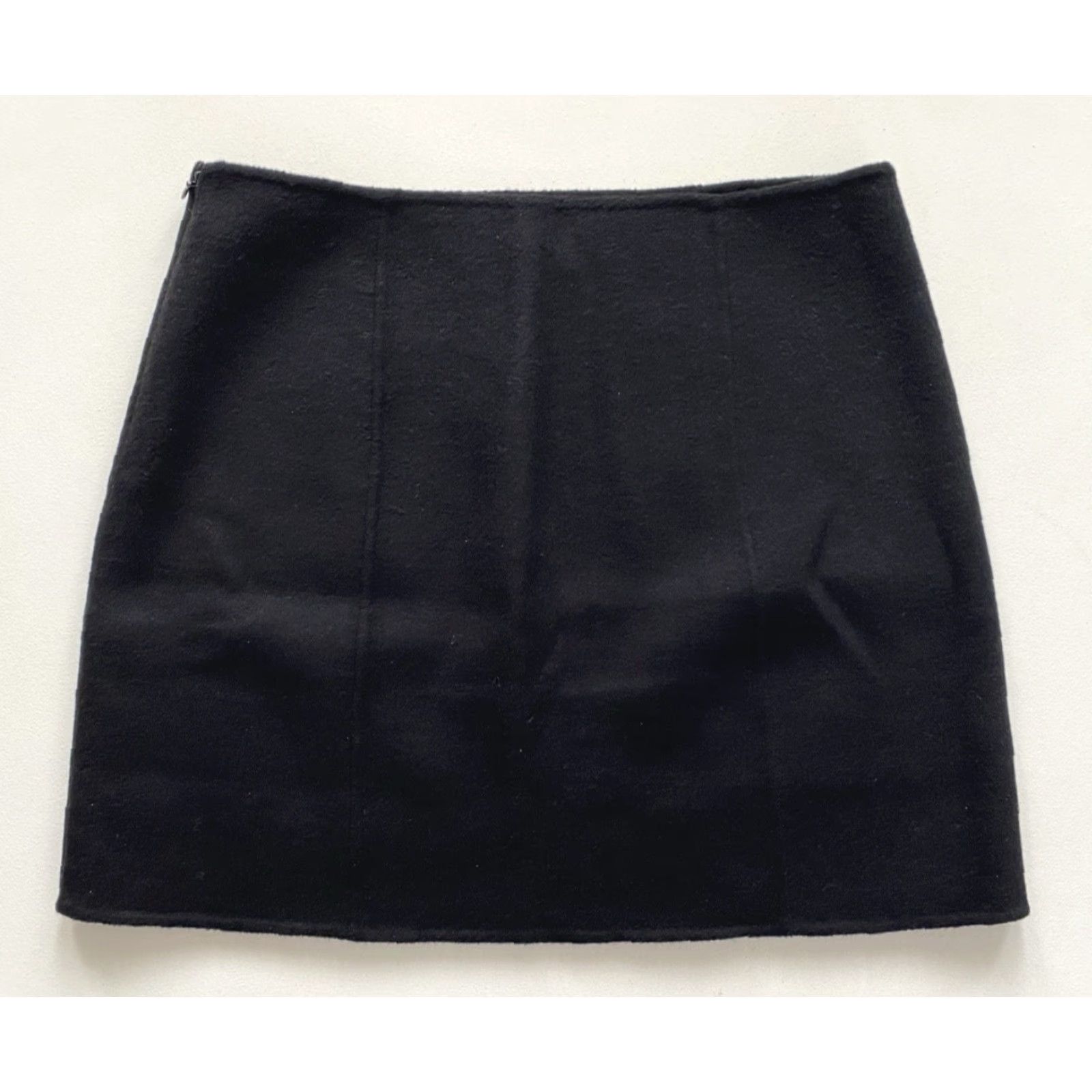 Alex Mill VINTAGE Alex Mill Skirt Women Mini NYC Black Wool Blend Size 8 Size 30" / US 8 / IT 44 - 3 Thumbnail